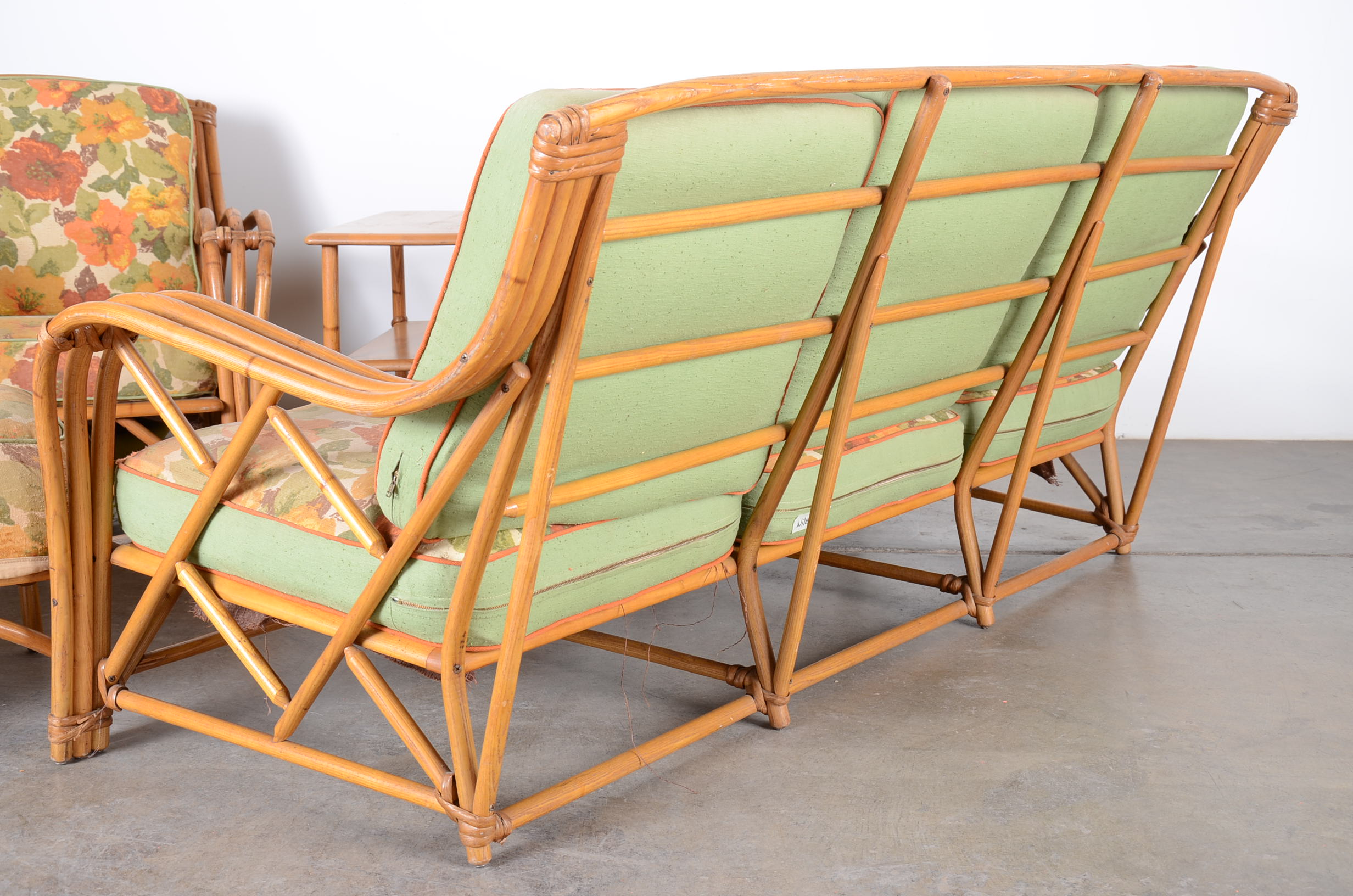 Mid Century Heywood Wakefield Rattan Patio Furniture EBTH