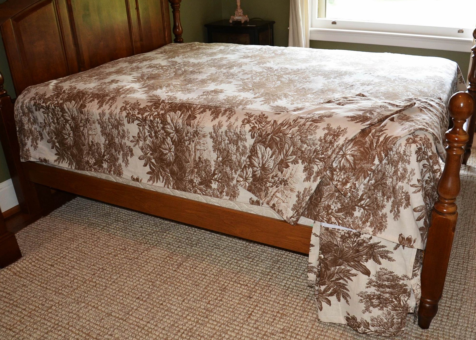 Pottery Barn Matine Toile Full Queen Bedding Set Ebth