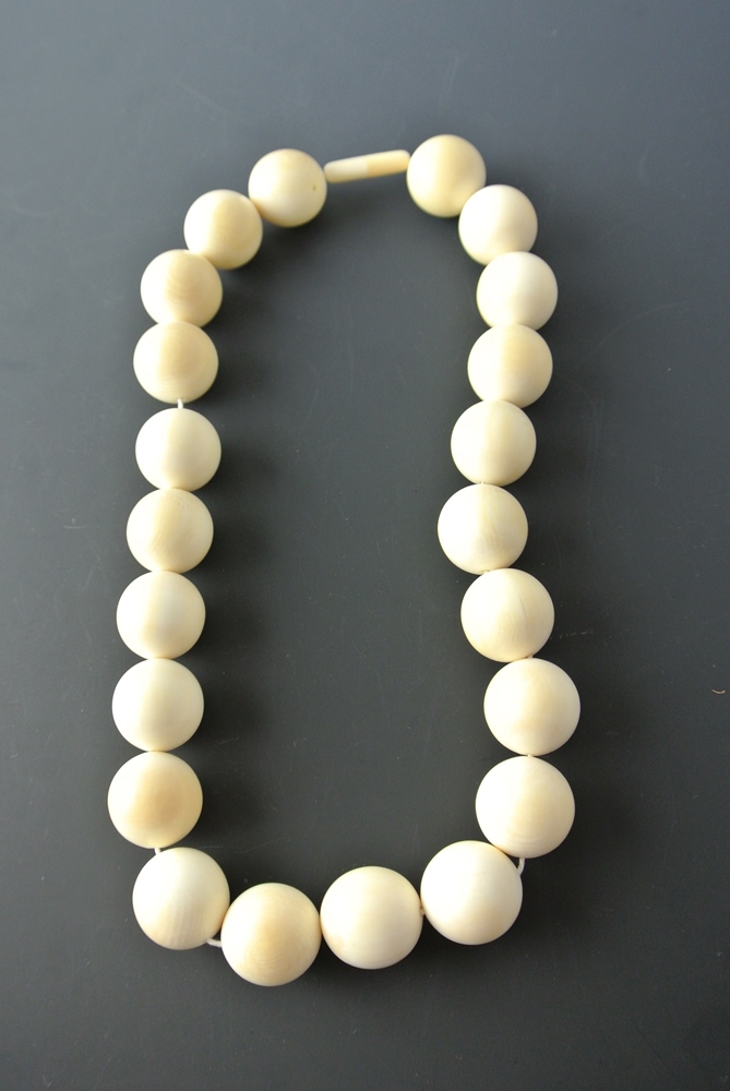 Vintage Real Ivory Jewelry Set EBTH