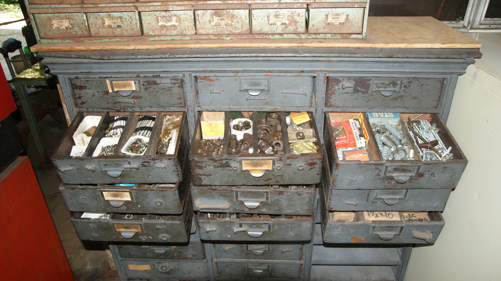 Wooden Chest of Drawers & Cleanout EBTH