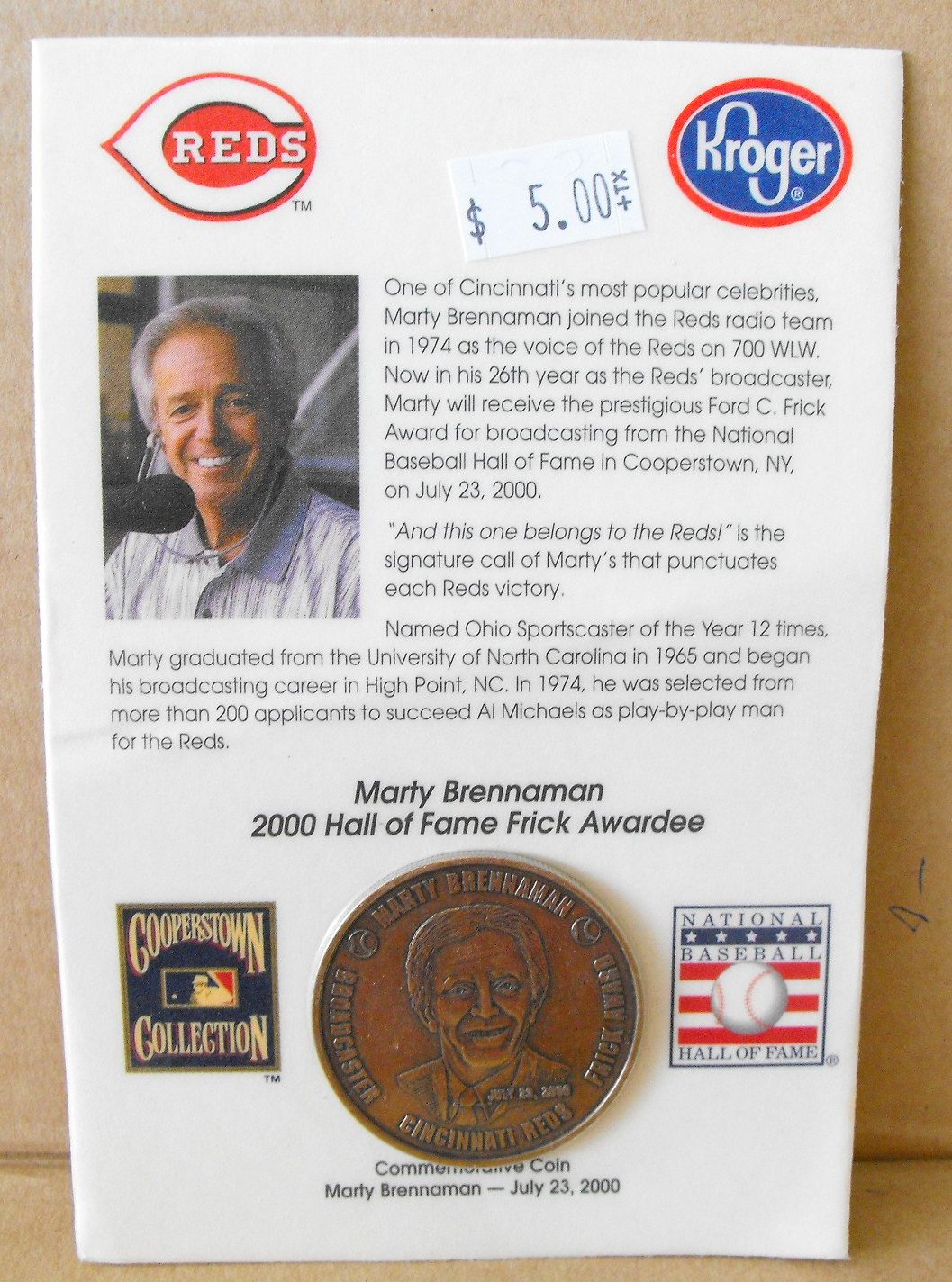 10 Cincinnati Reds Kroger Kahn S Commemorative Baseball Coins