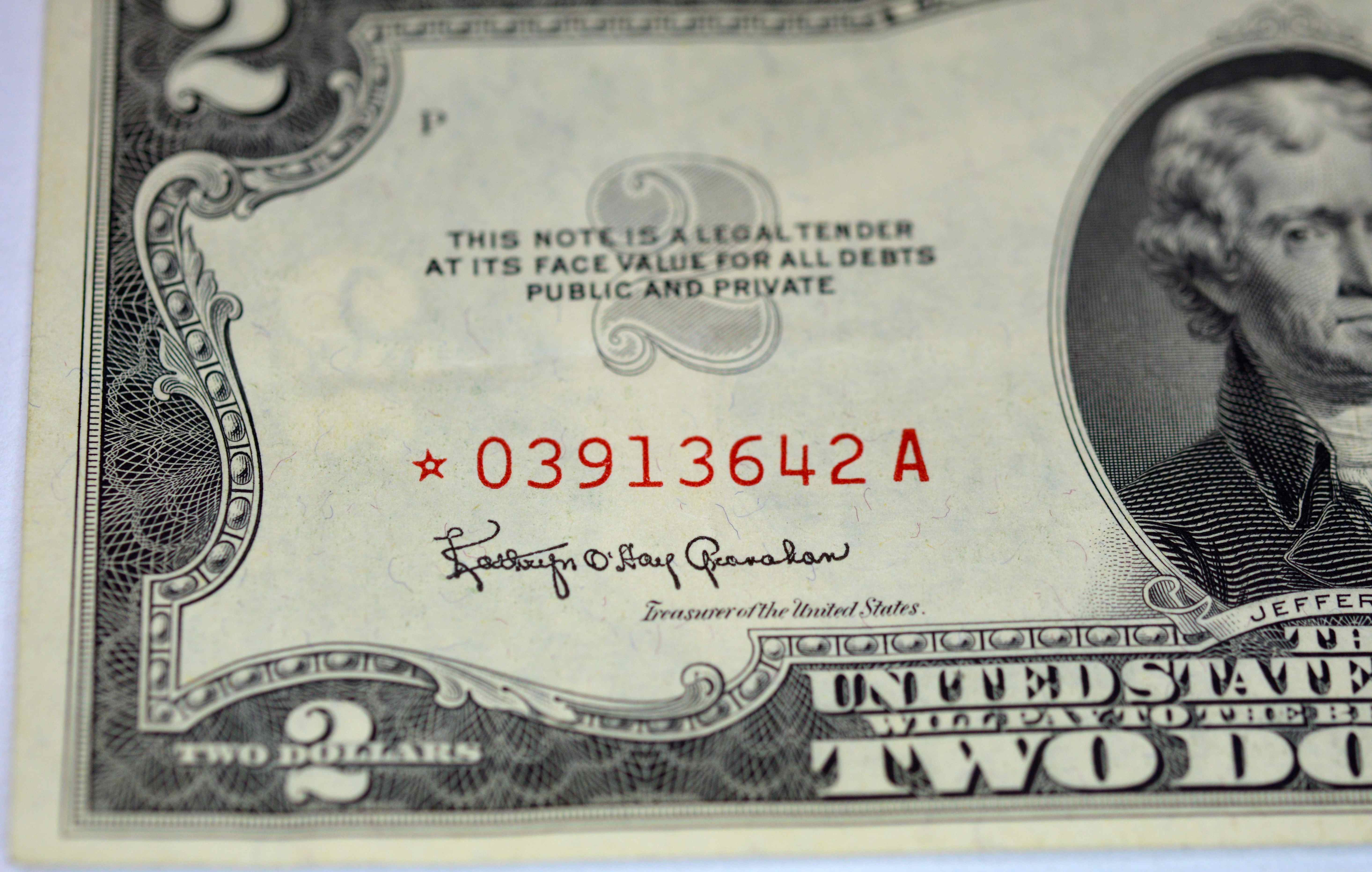 Collectible Dollar Bills Connally, Barr, Kennedy, Fowler