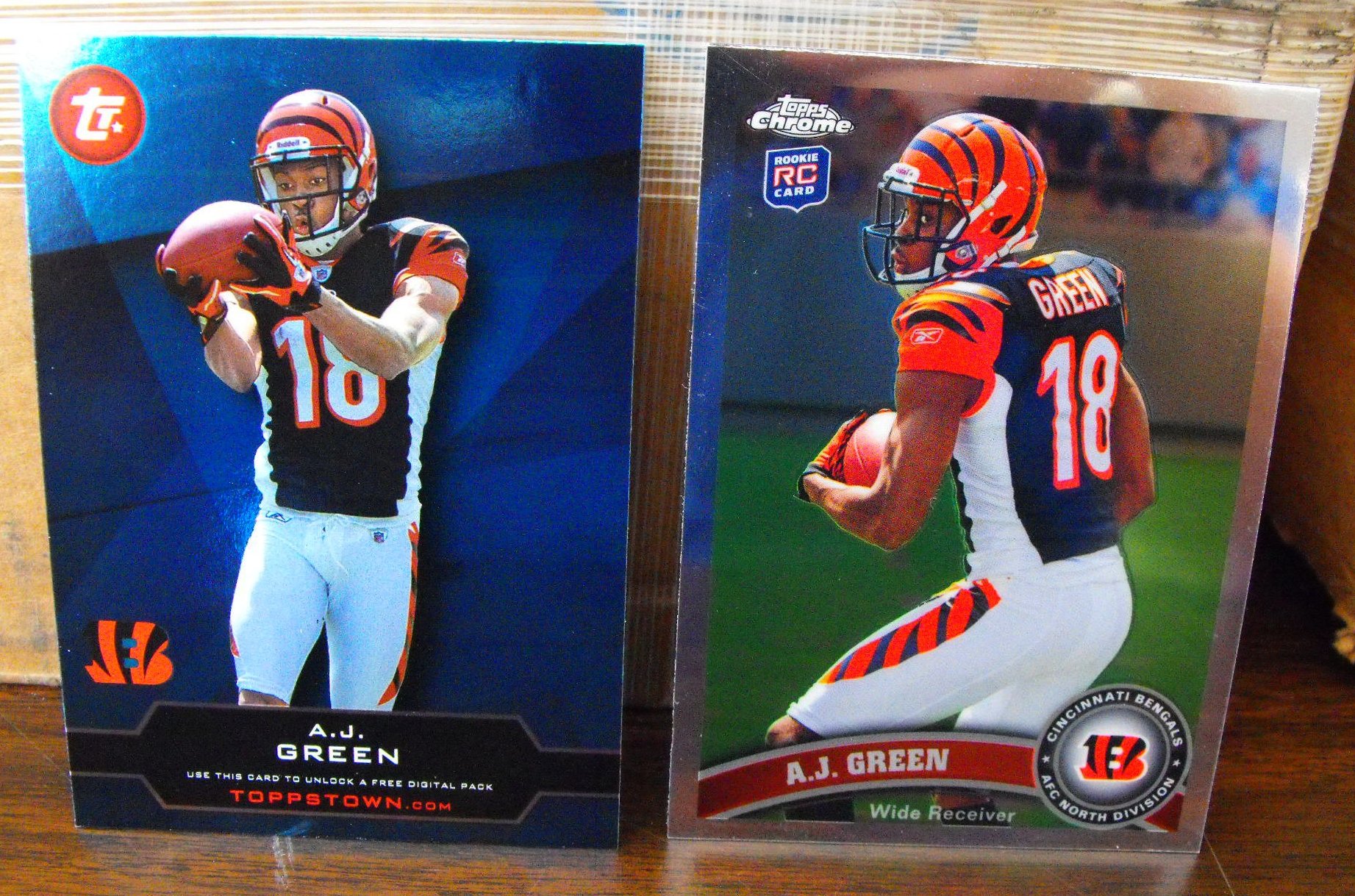 6 A J Green Cincinnati Bengals Draft Rookie Football Card Lot Ebth