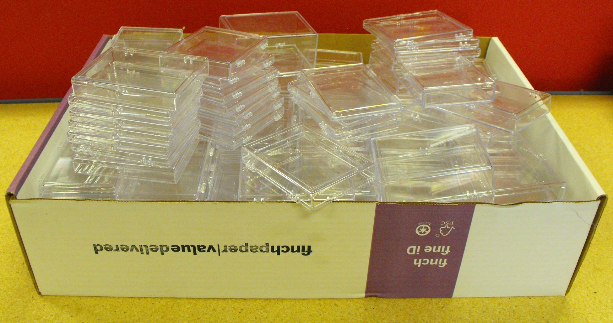 Large Lot Of Hinged Trading Card Boxes/All Sizes EBTH