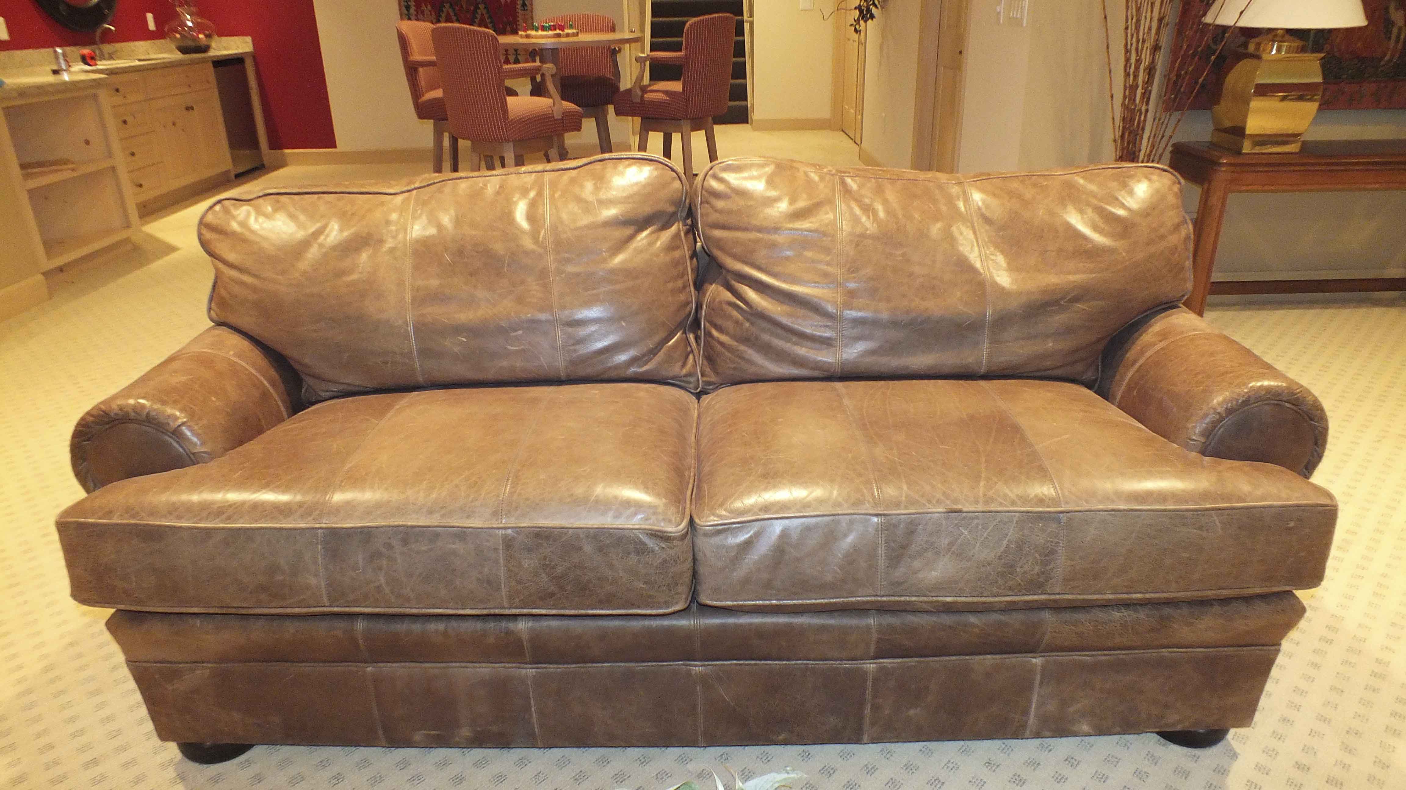 Bernhardt Leather Sofa EBTH