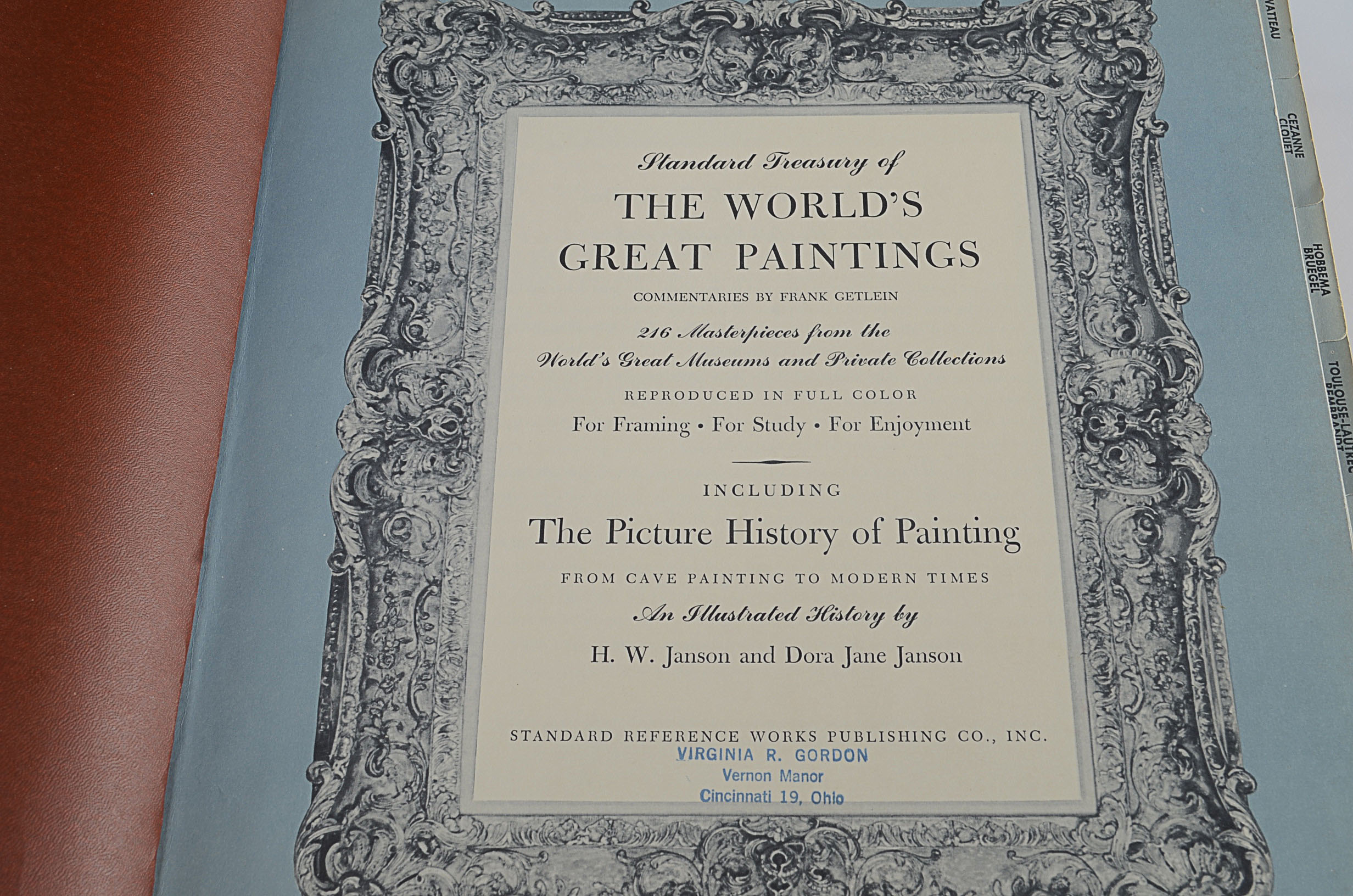 "The Standard Treasury of the World's Greatest Paintings" EBTH