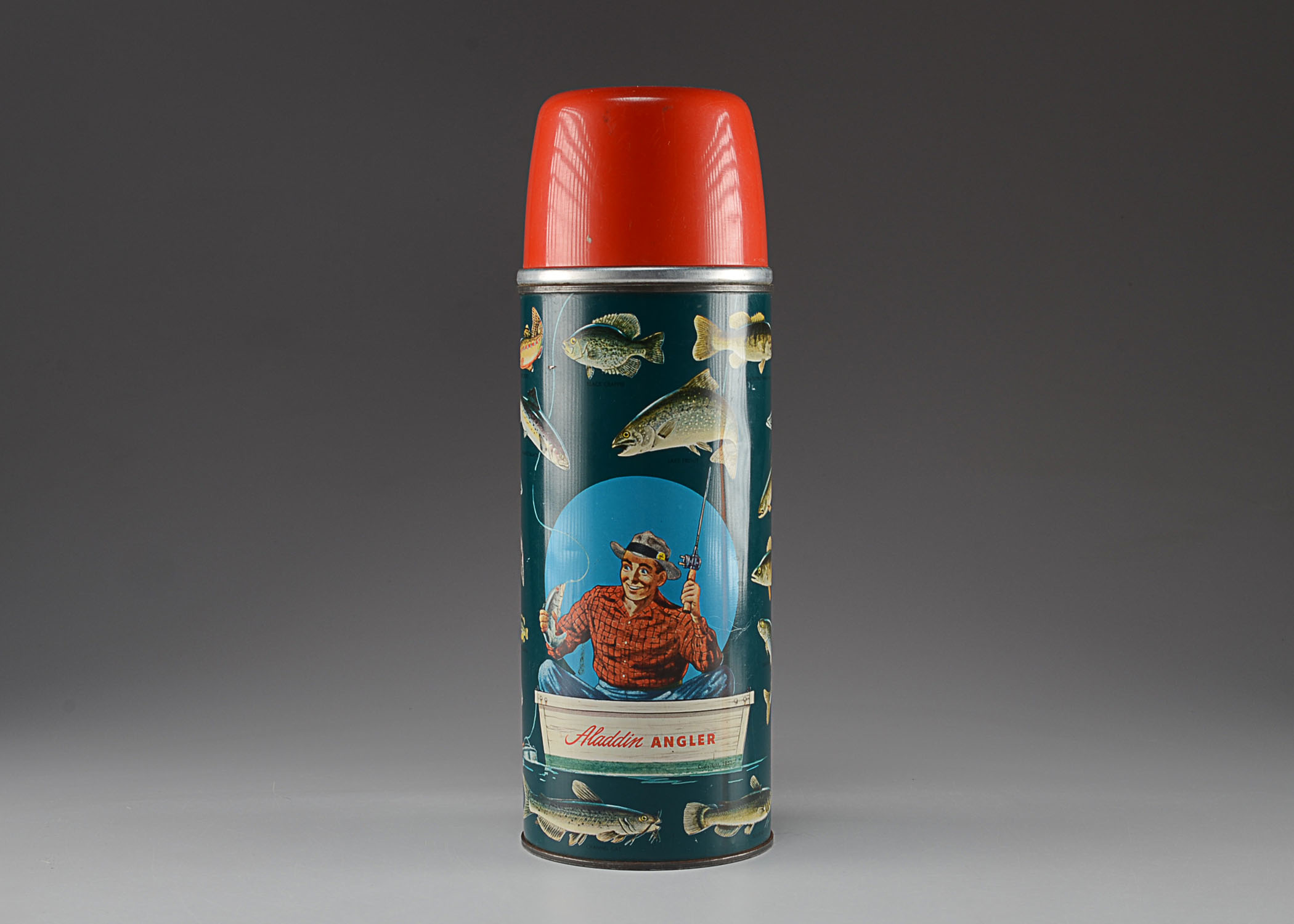 Vintage Aladdin Angler Thermos EBTH