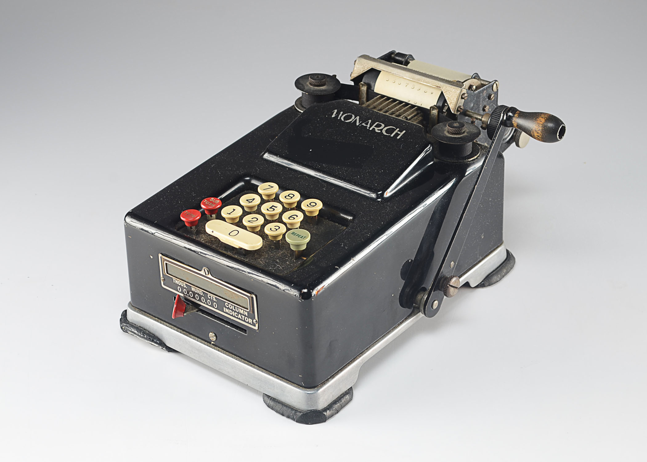 Vintage Monarch Listing Adding Machine EBTH