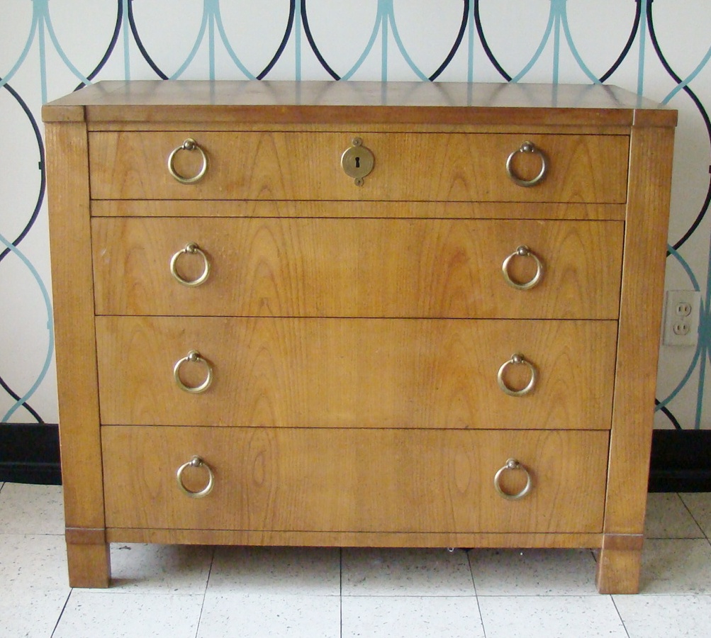 Mid Century Baker Furniture 4 Drawer Chest Ebth