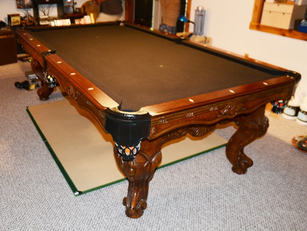 American Heritage Slate Pool Table with a Ping Pong Table ...