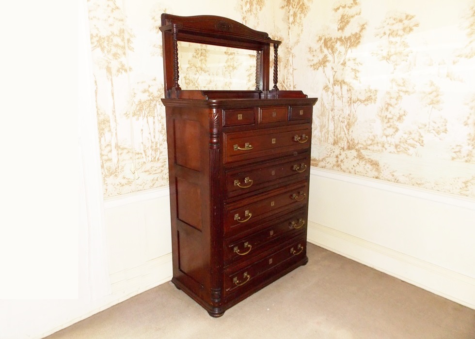 Victorian Tall Chest of Drawers | EBTH