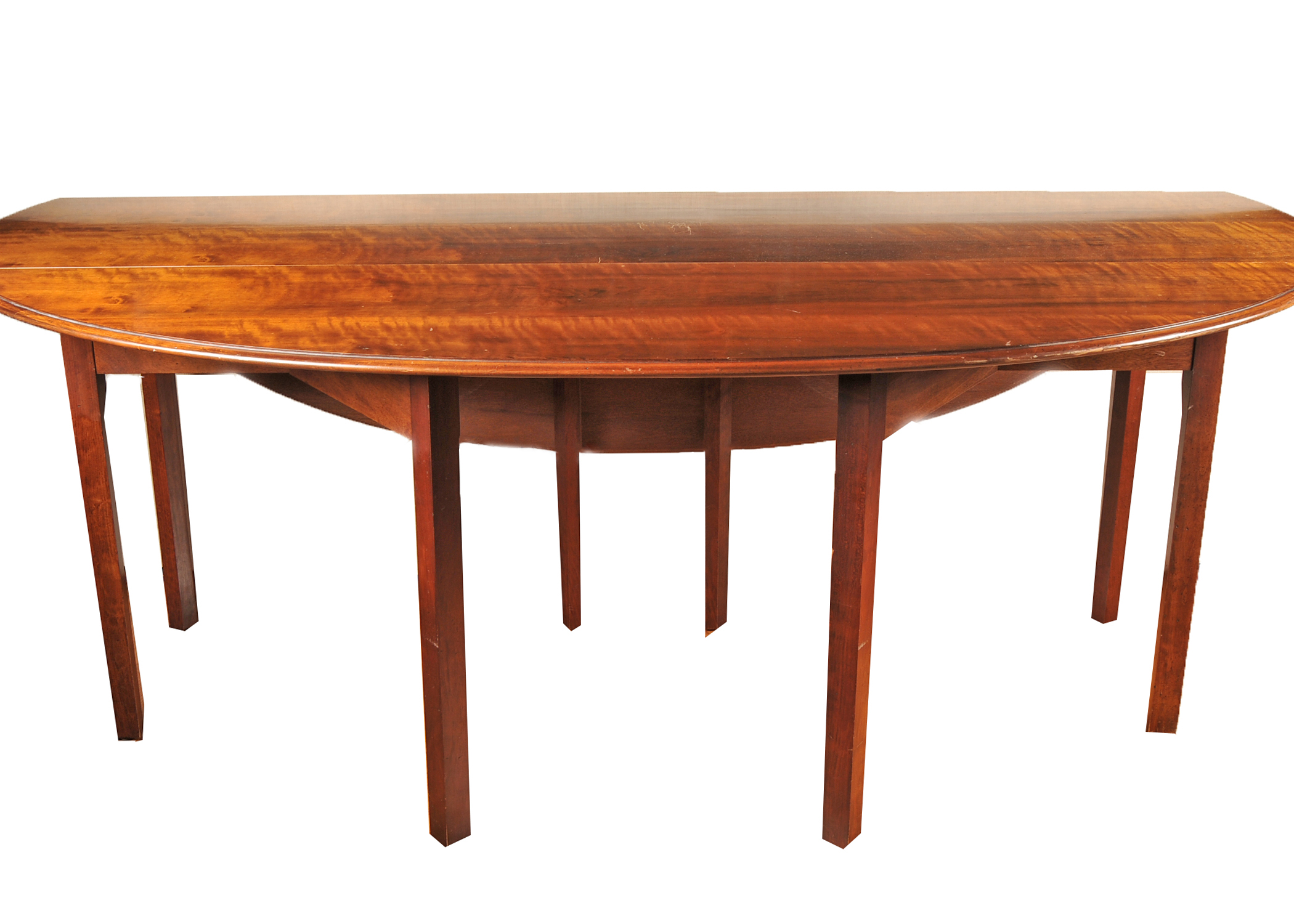 Large Oval Drop Leaf Table EBTH