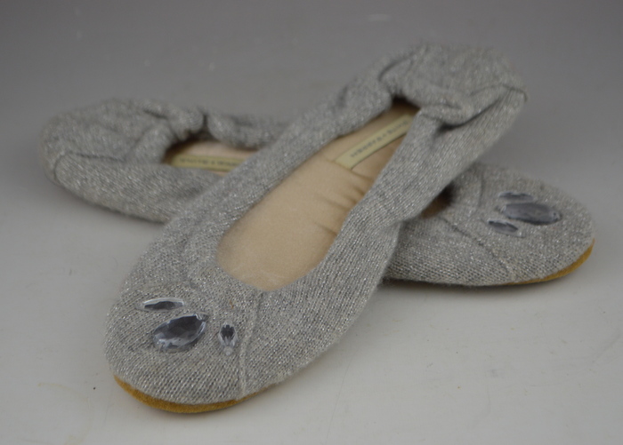 white and warren cashmere slippers
