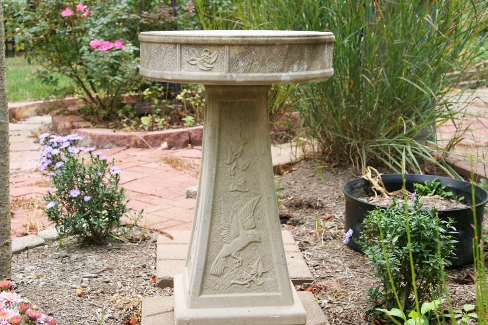Concrete Bird Bath EBTH