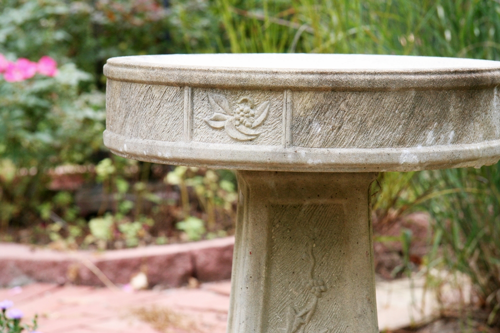 Concrete Bird Bath EBTH