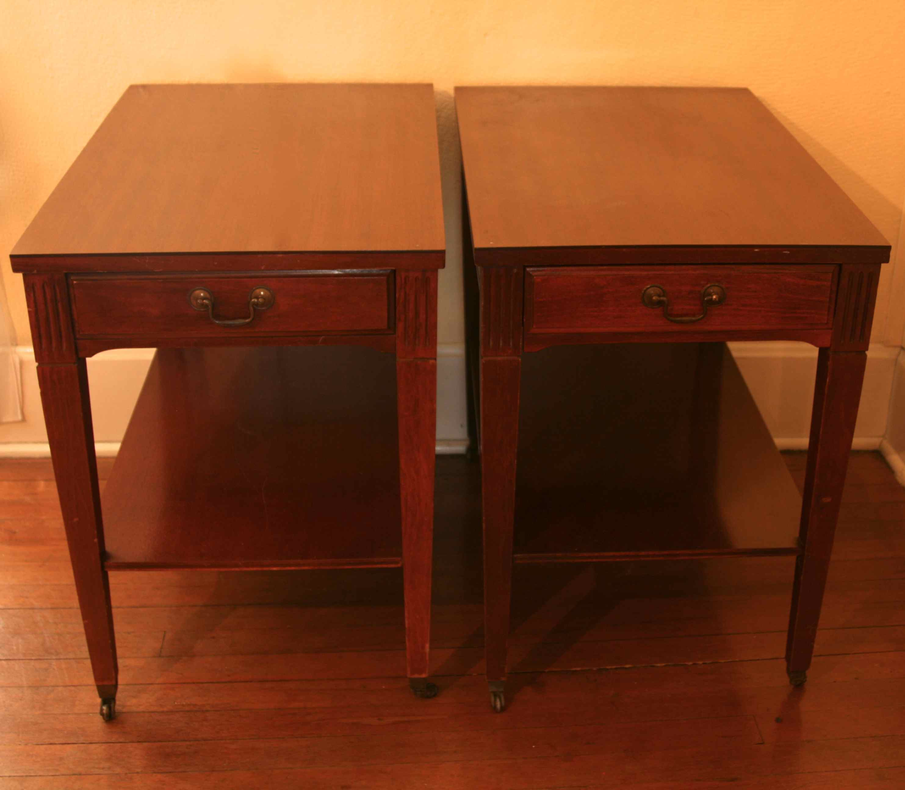 Pair Of Mersman Mid Century Modern End Tables