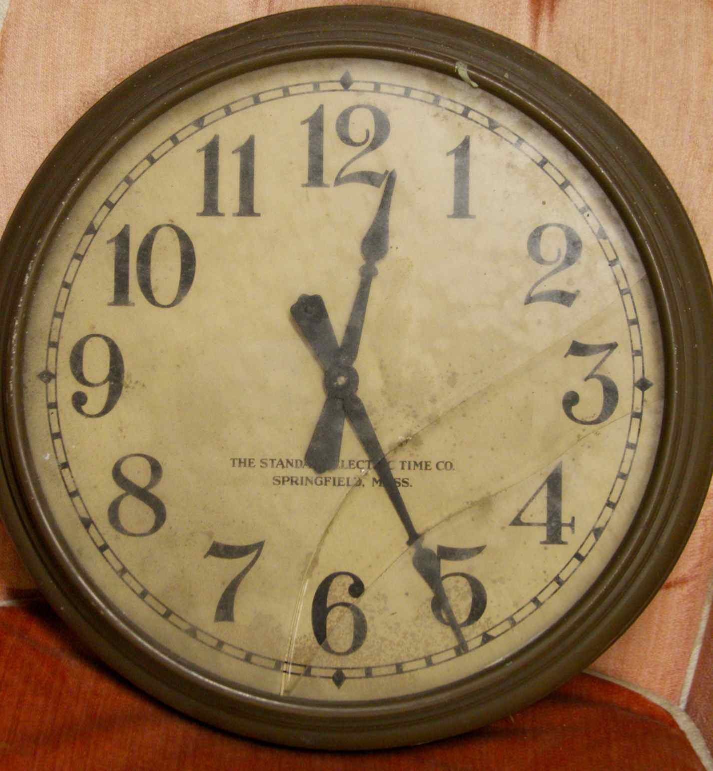 Vintage "Standard Electric Time Co." Wall Clock EBTH