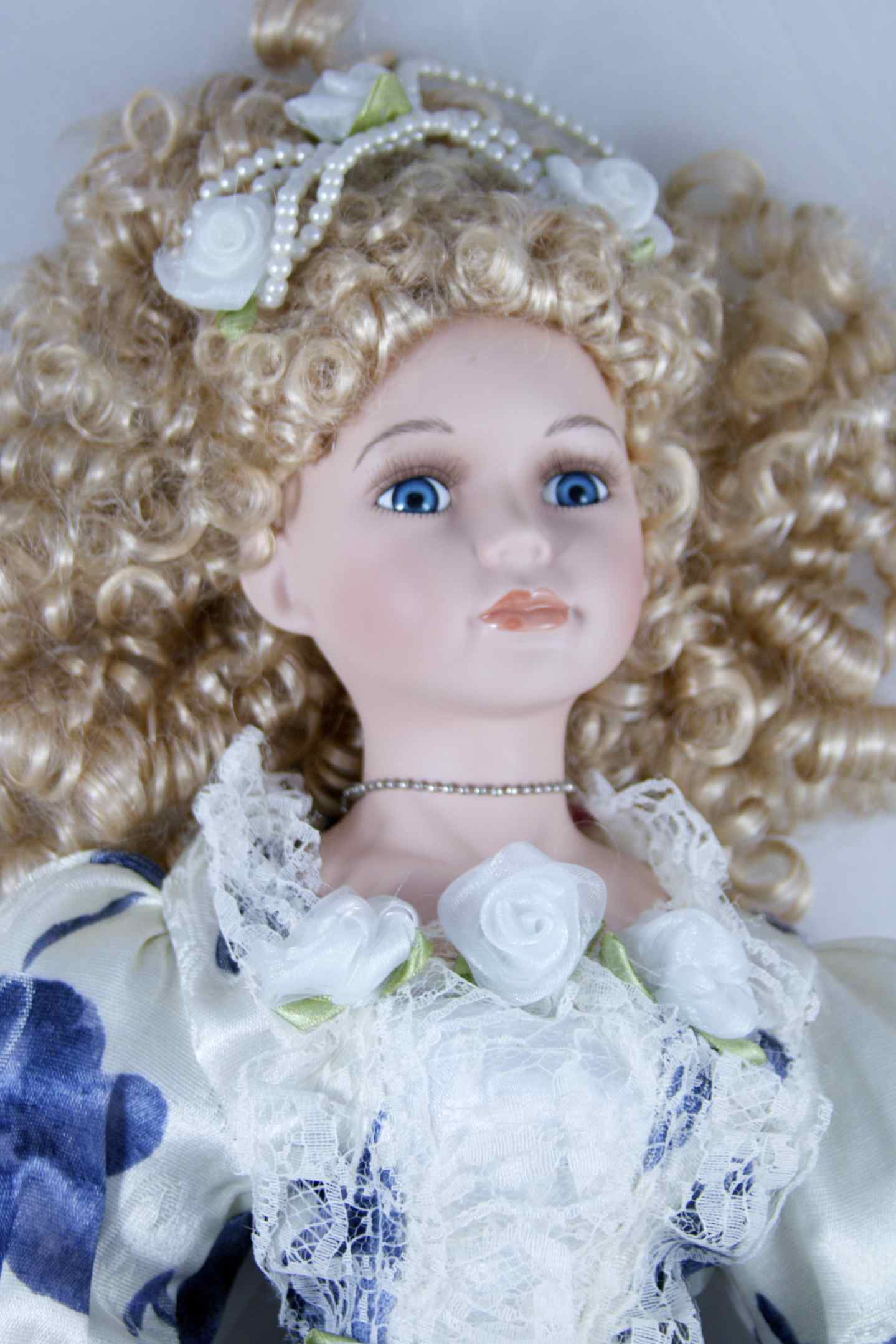 rose porcelain doll