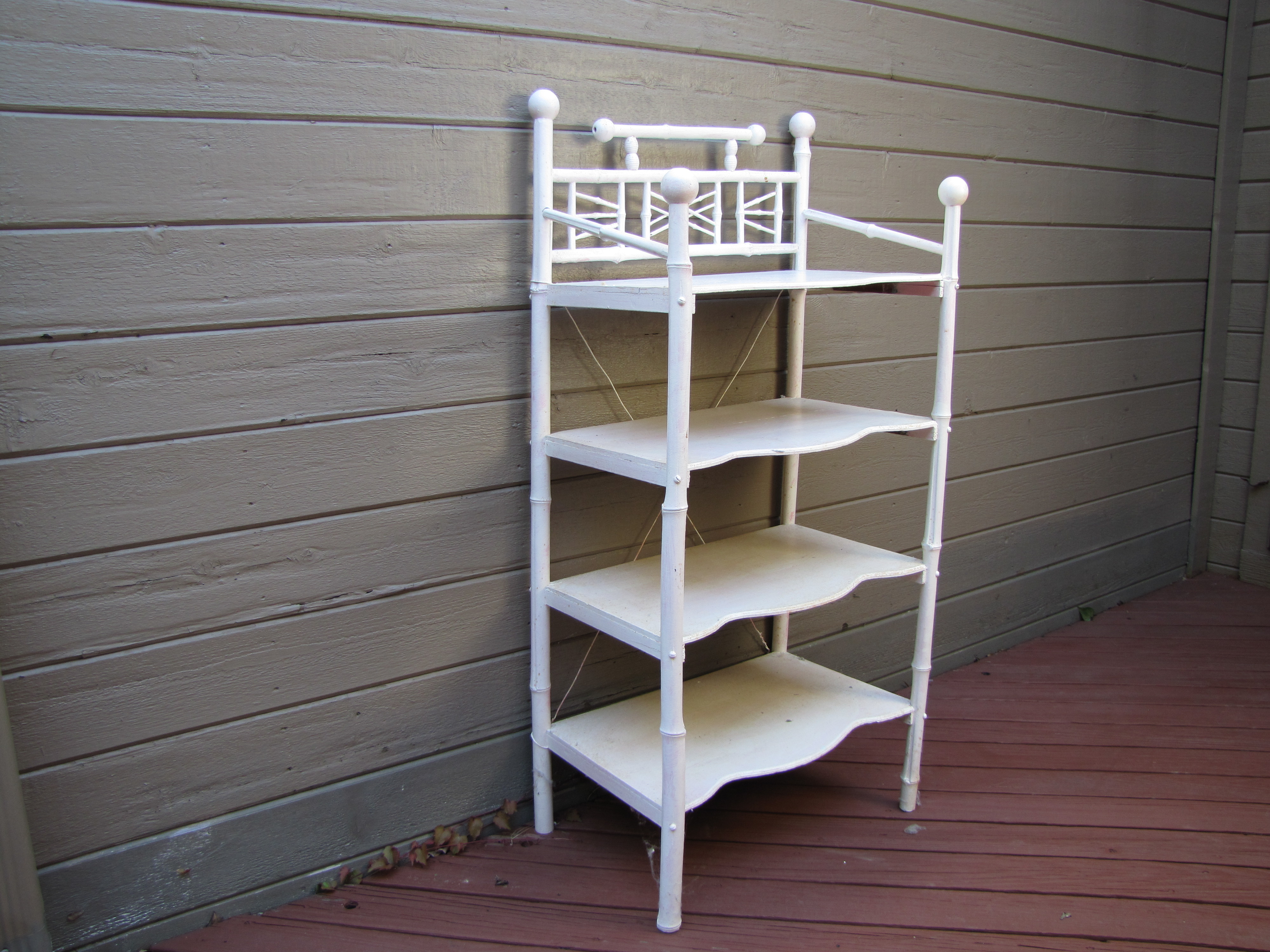 Painted Victorian Aesthetic Era Bookshelf EBTH