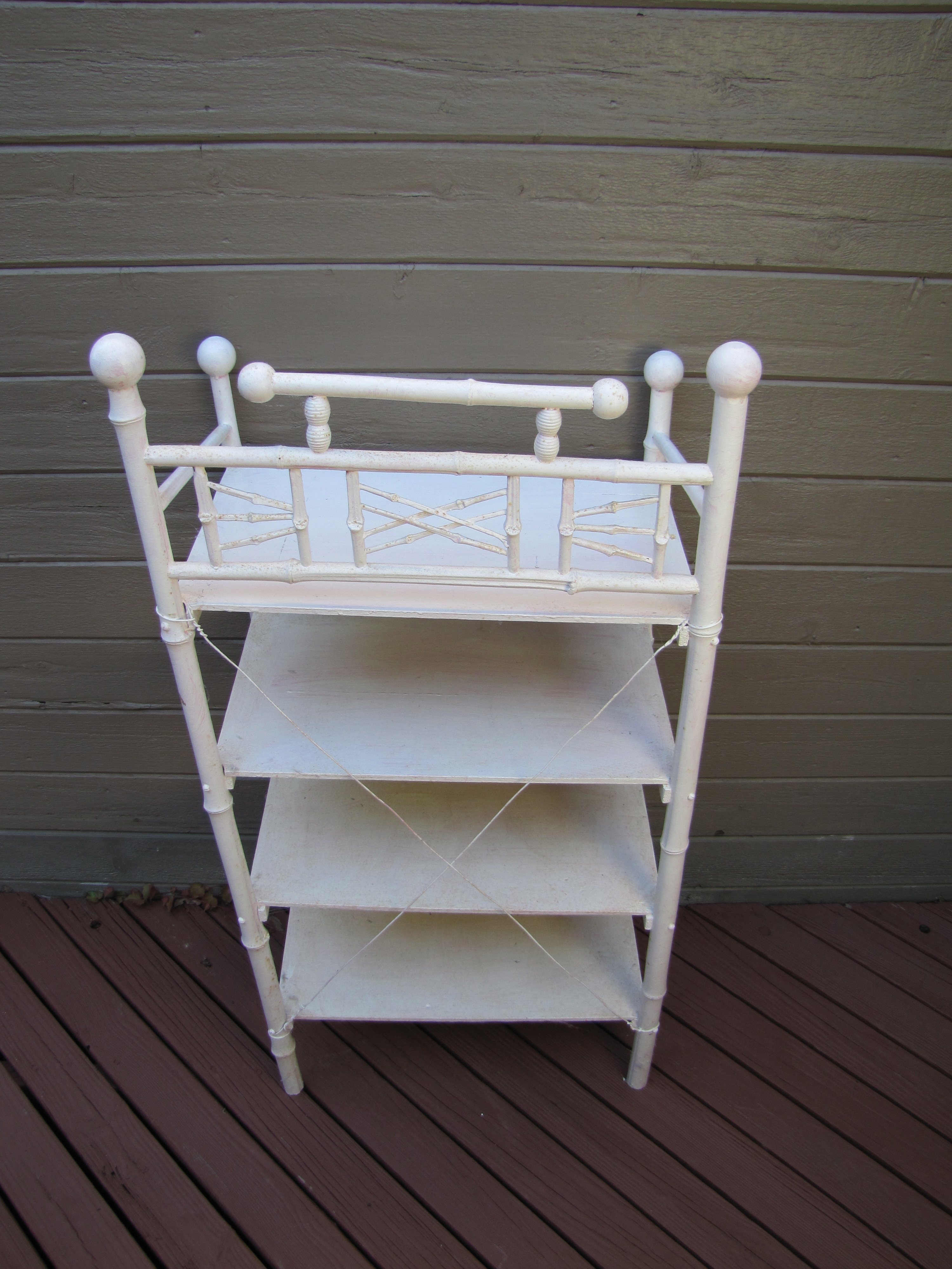 Painted Victorian Aesthetic Era Bookshelf EBTH