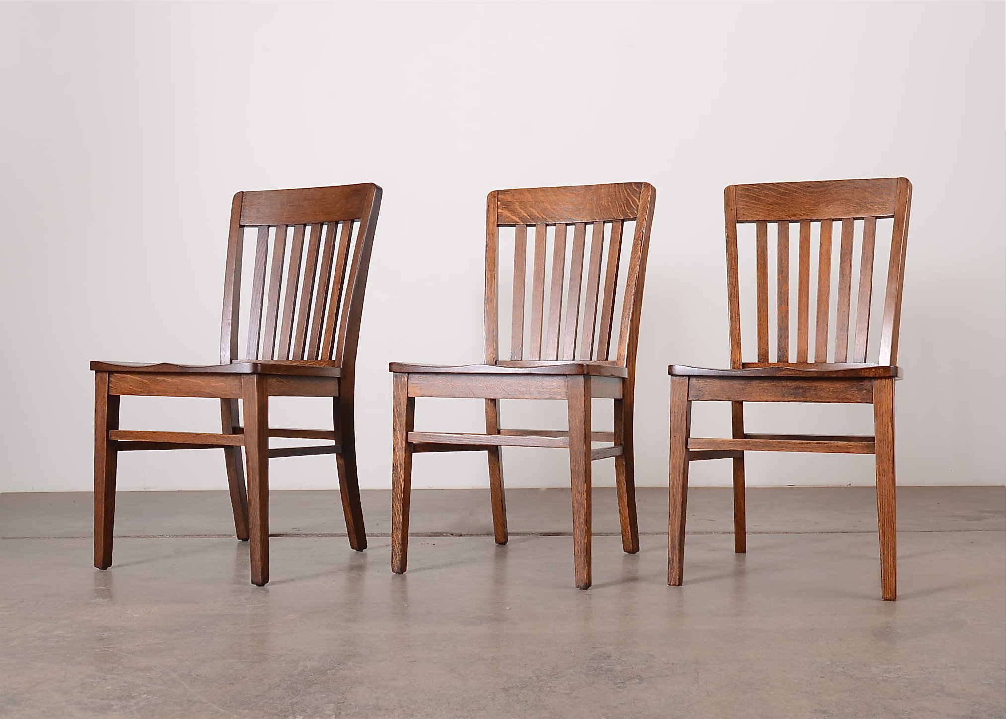 Set Of Three Arts And Crafts Chairs By The Colonial Chair Company