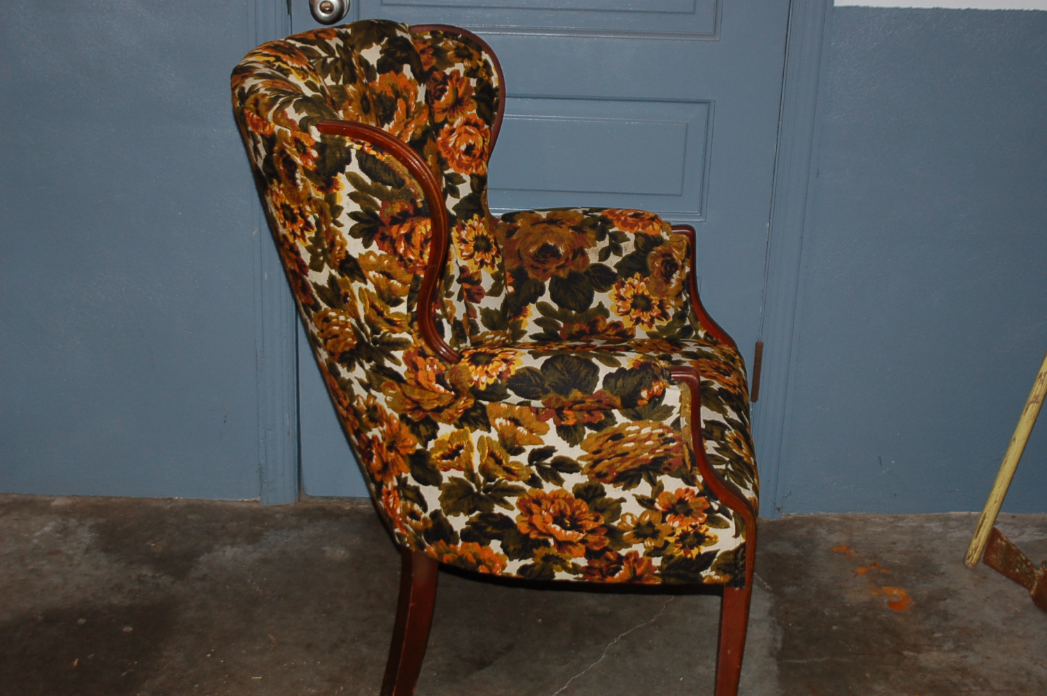 Fan Back Upholstered Chair EBTH