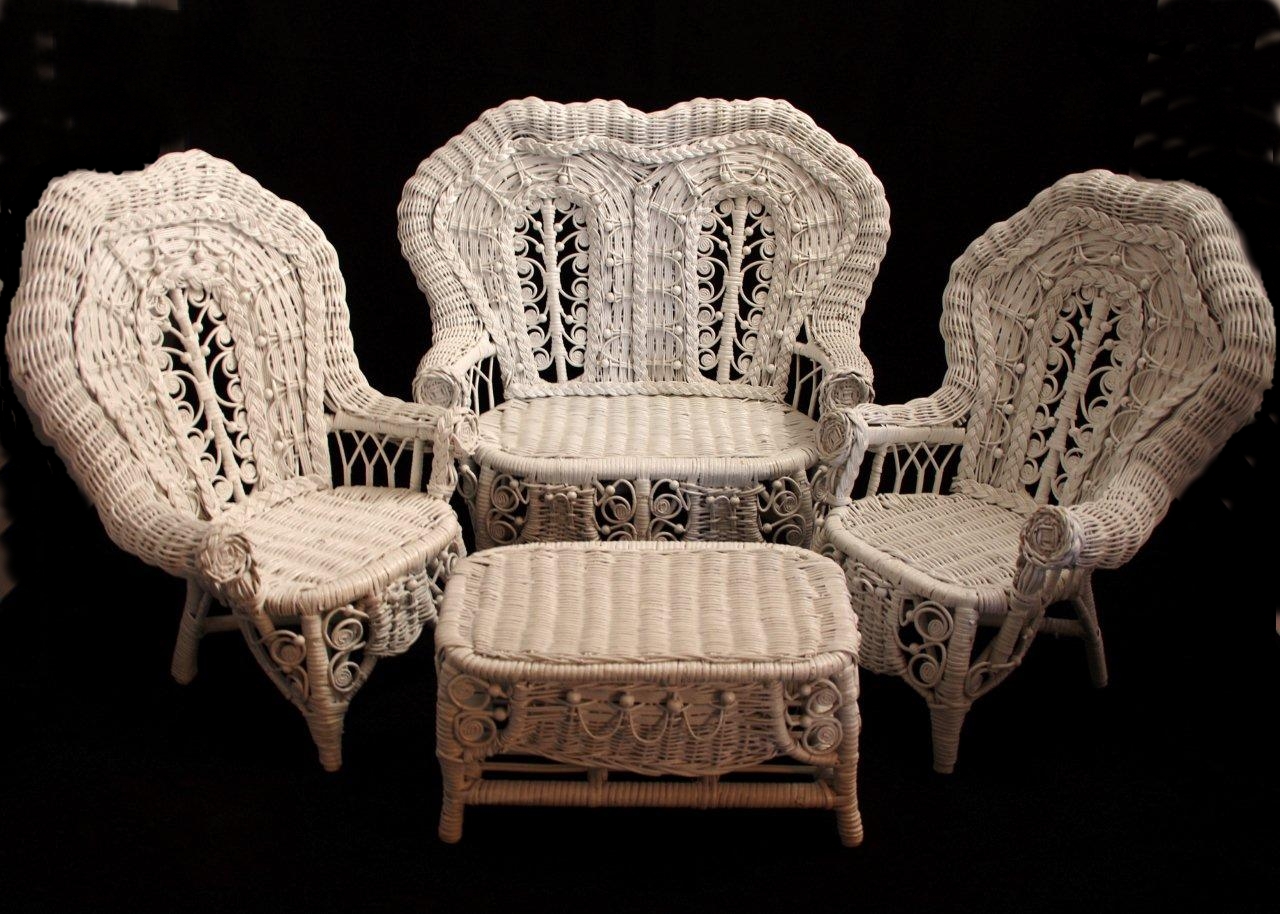 doll sized wicker chairs