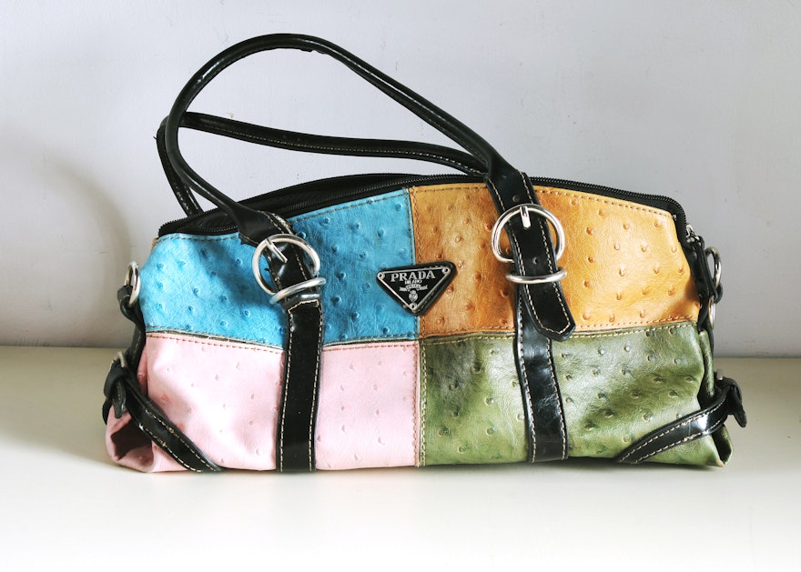 Prada Pastel Color Block Shoulder Bag | EBTH
