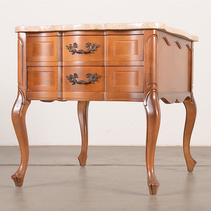 Marble Top End Table By Hammary Furniture
