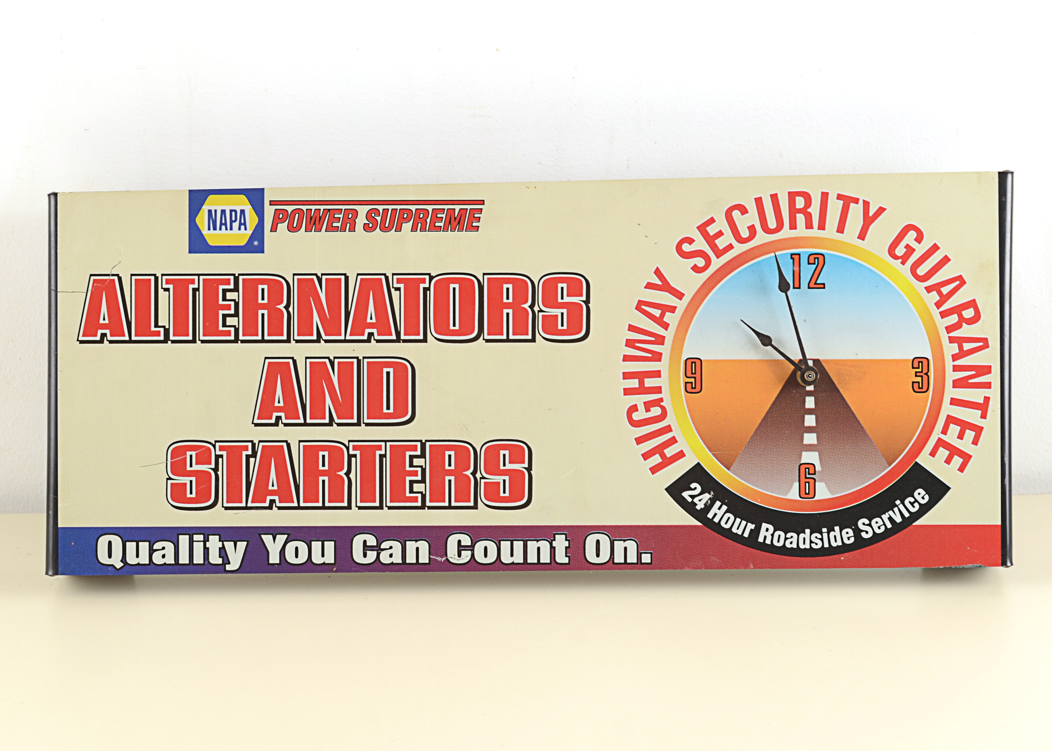 Napa Auto Parts Clock EBTH