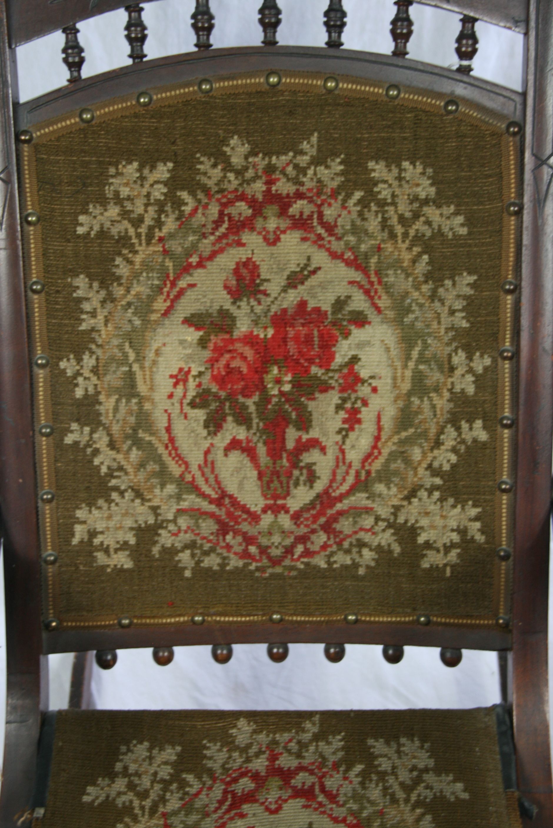 Antique Eastlake Victorian Folding Rocking Chair EBTH