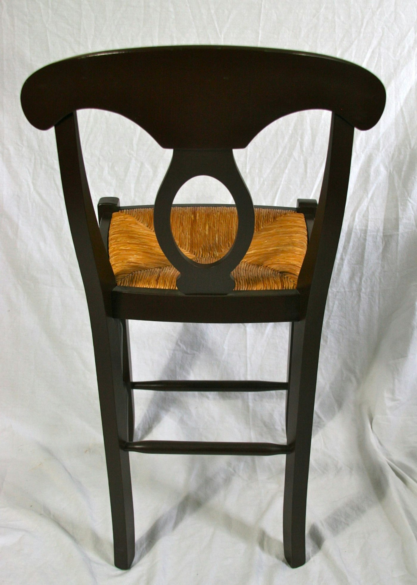 Pottery Barn French Country Style Rush Seat Bar Stools : EBTH
