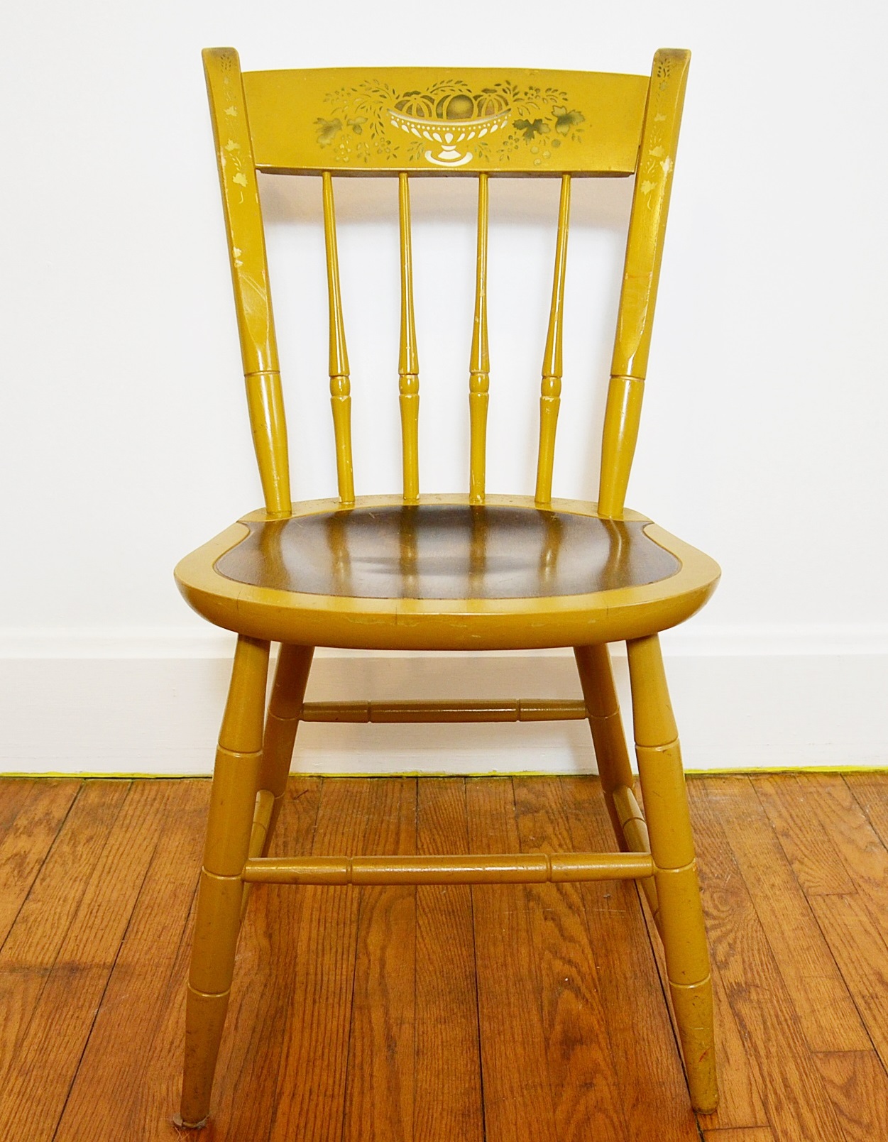 Nichols and Stone Hitchcock Style Stenciled Chairs EBTH