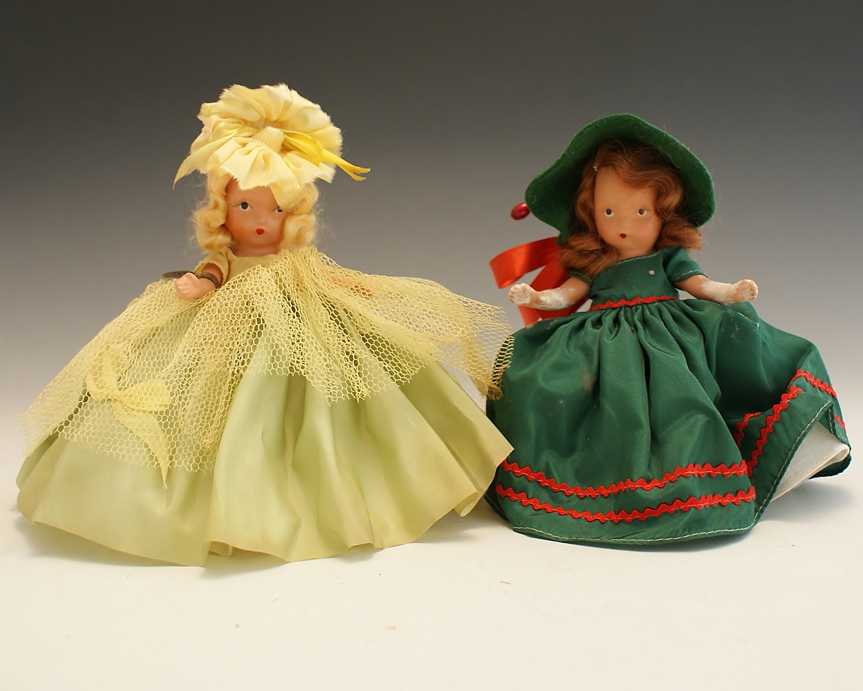 Lot Of 8 Nancy Ann Bisque Storybook Dolls 1930's 1940's EBTH