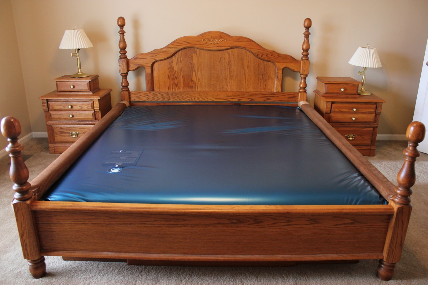king size waterbed mattress bolsters