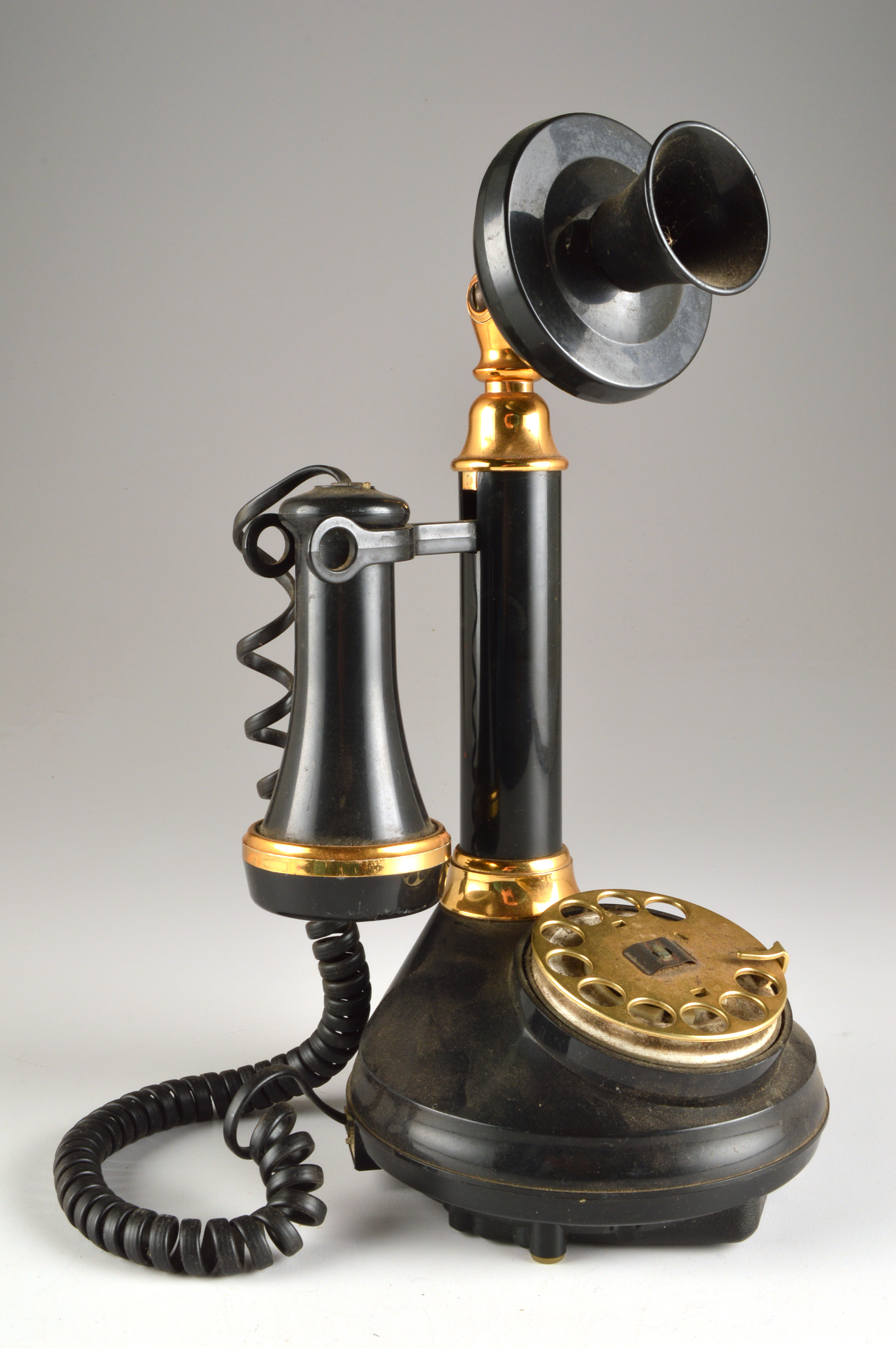 Black Candlestick Phone EBTH