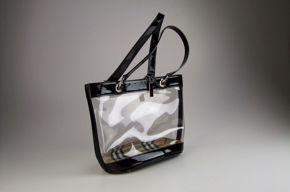 burberry clear tote