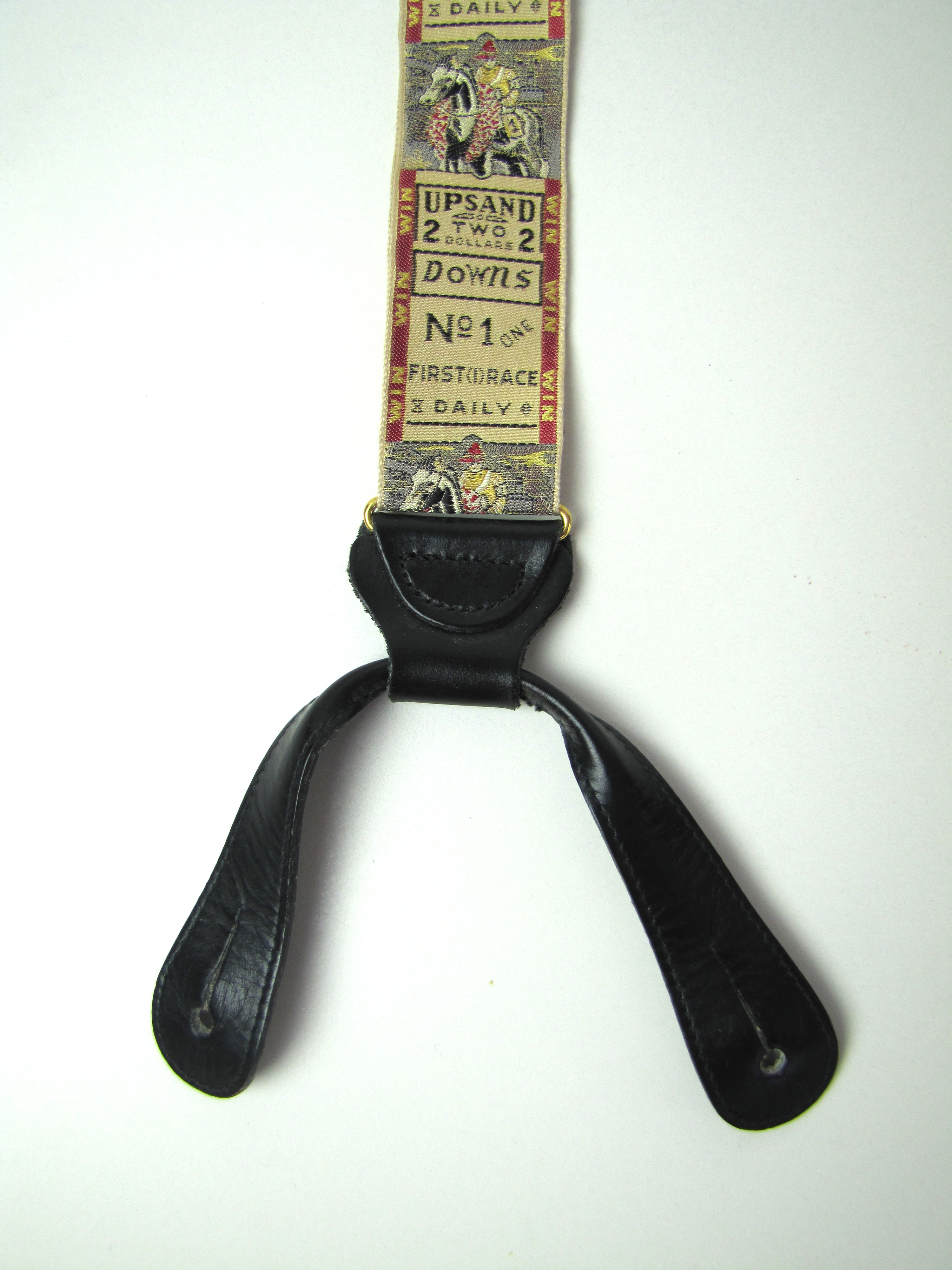 Designer Trafalgar Limited Edition Horse Racing Themed Braces/Suspenders EBTH