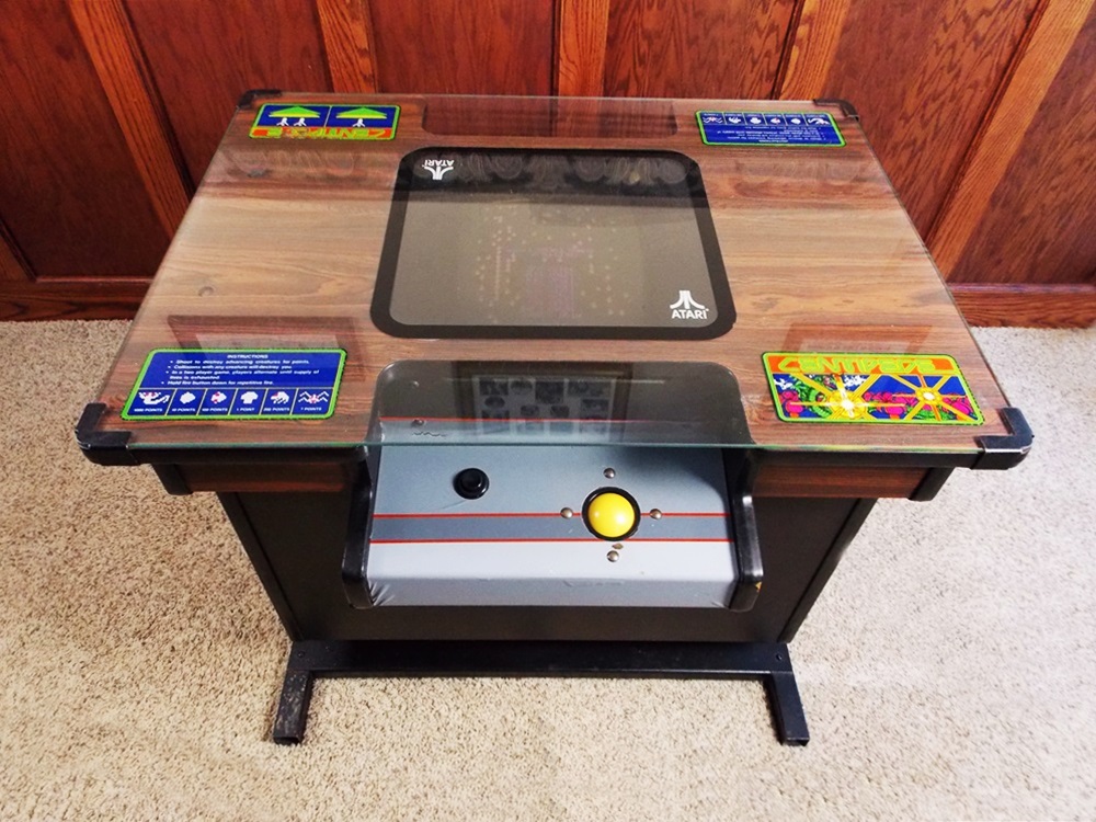Vintage 1980 Atari Cocktail Table Arcade Game "Centipede" EBTH