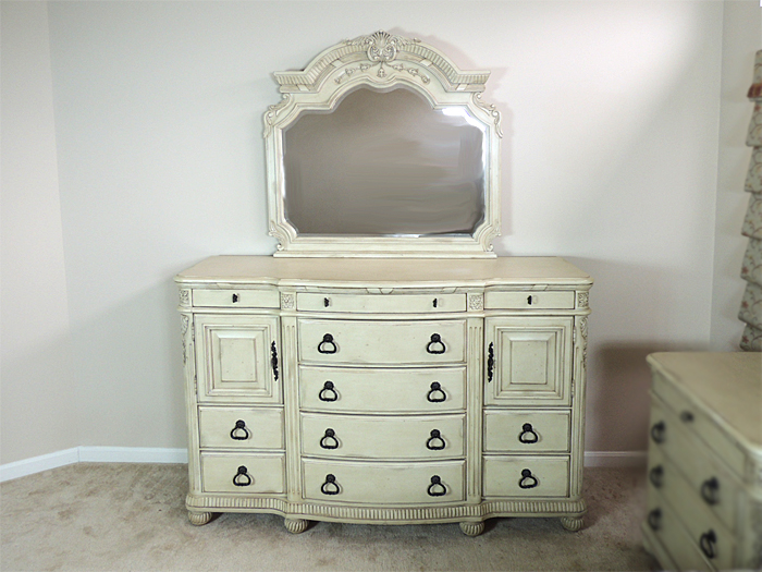 Laura Ashley Home Dresser And Mirror French Country Style Ebth