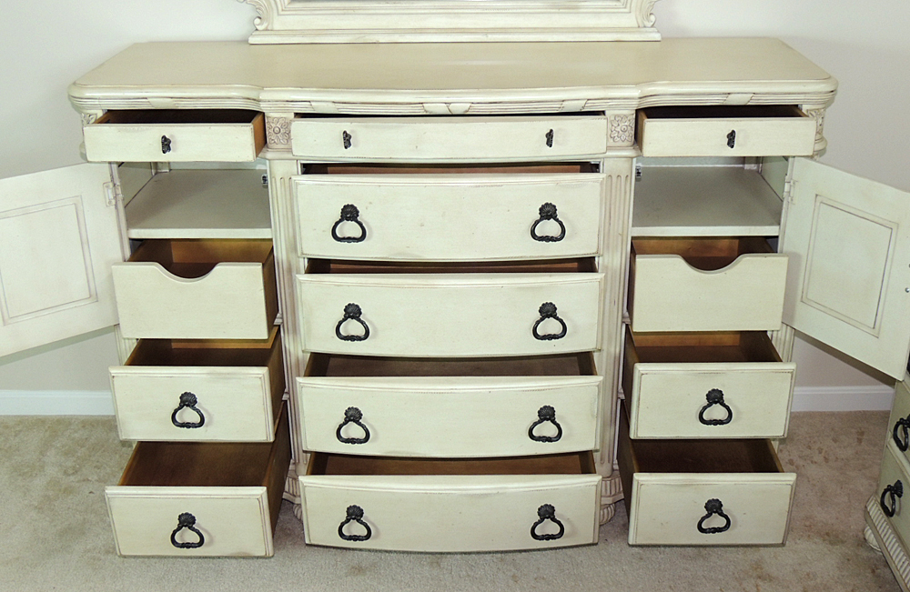 Laura Ashley Home Dresser and Mirror French Country Style EBTH