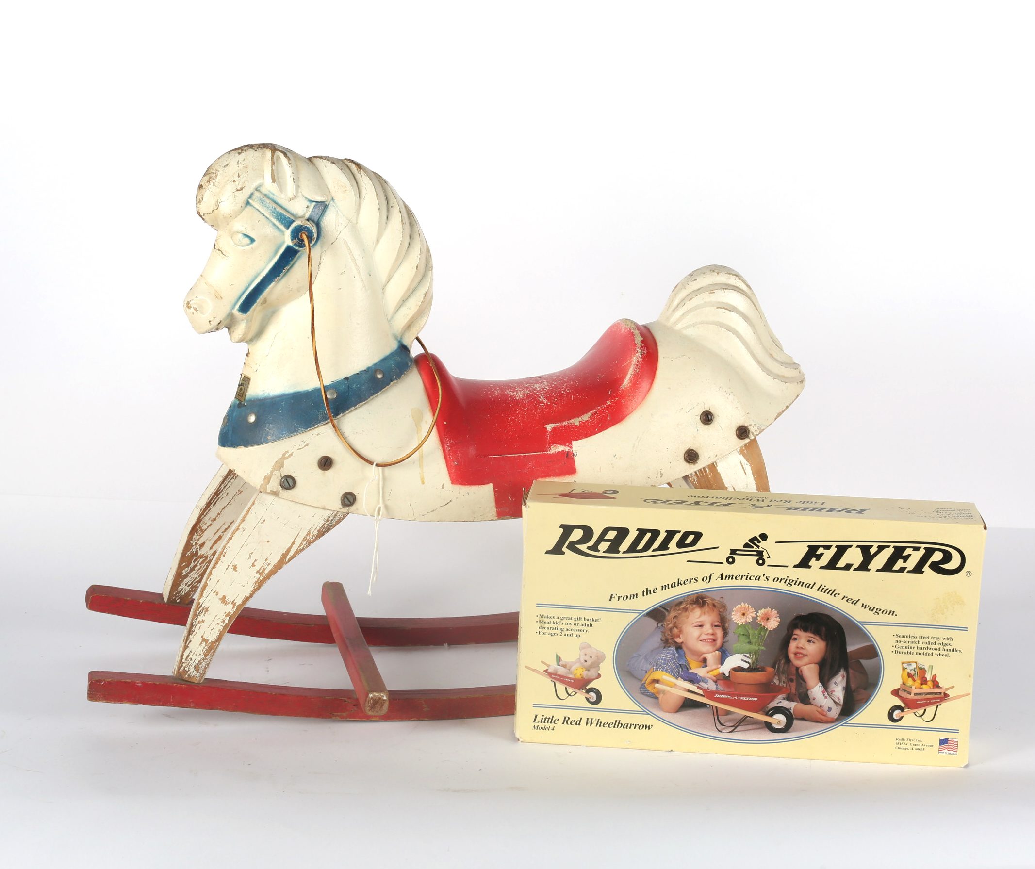 radio flyer rocking horse wooden