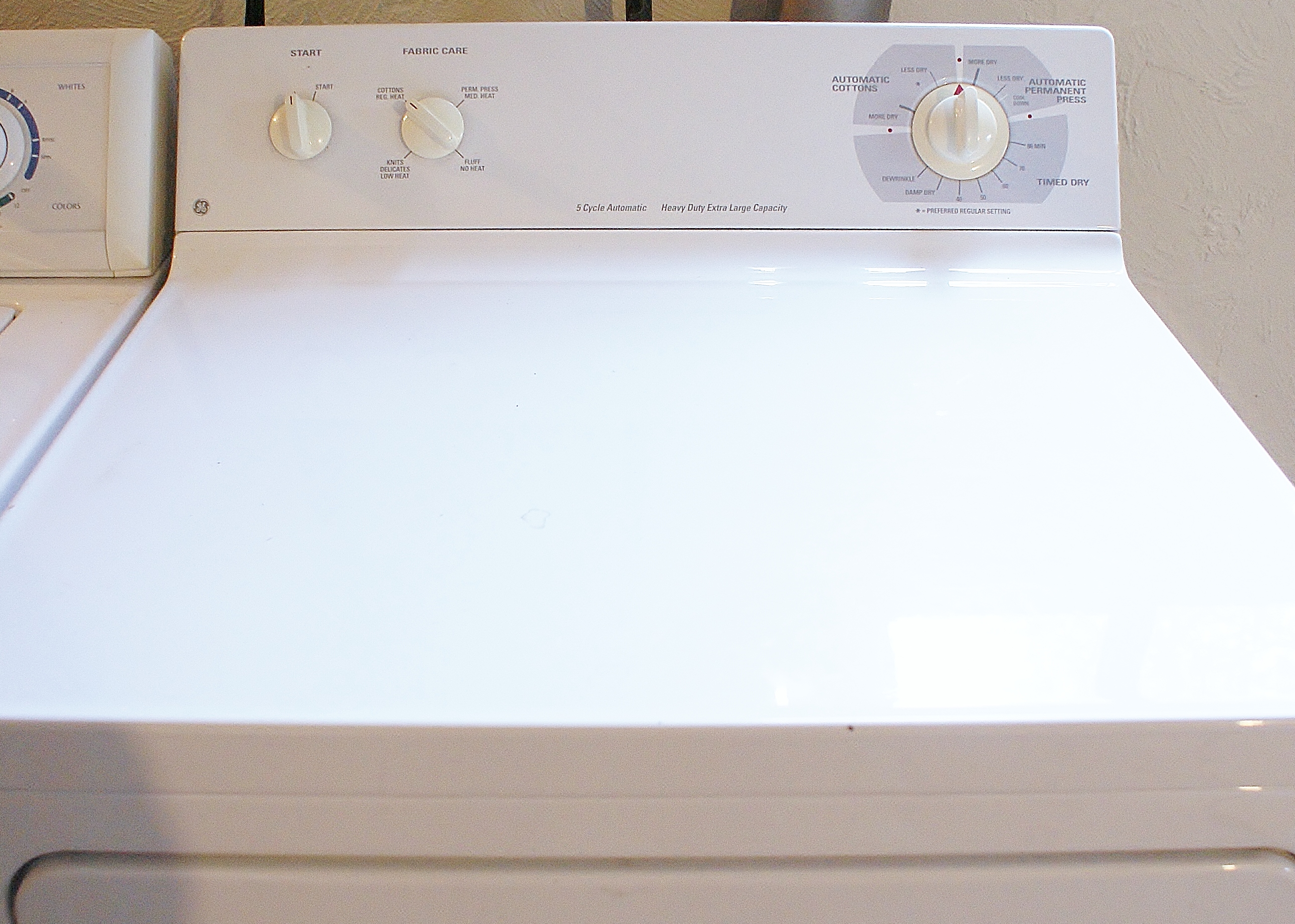 GE Electric Extra Large Capacity Dryer EBTH