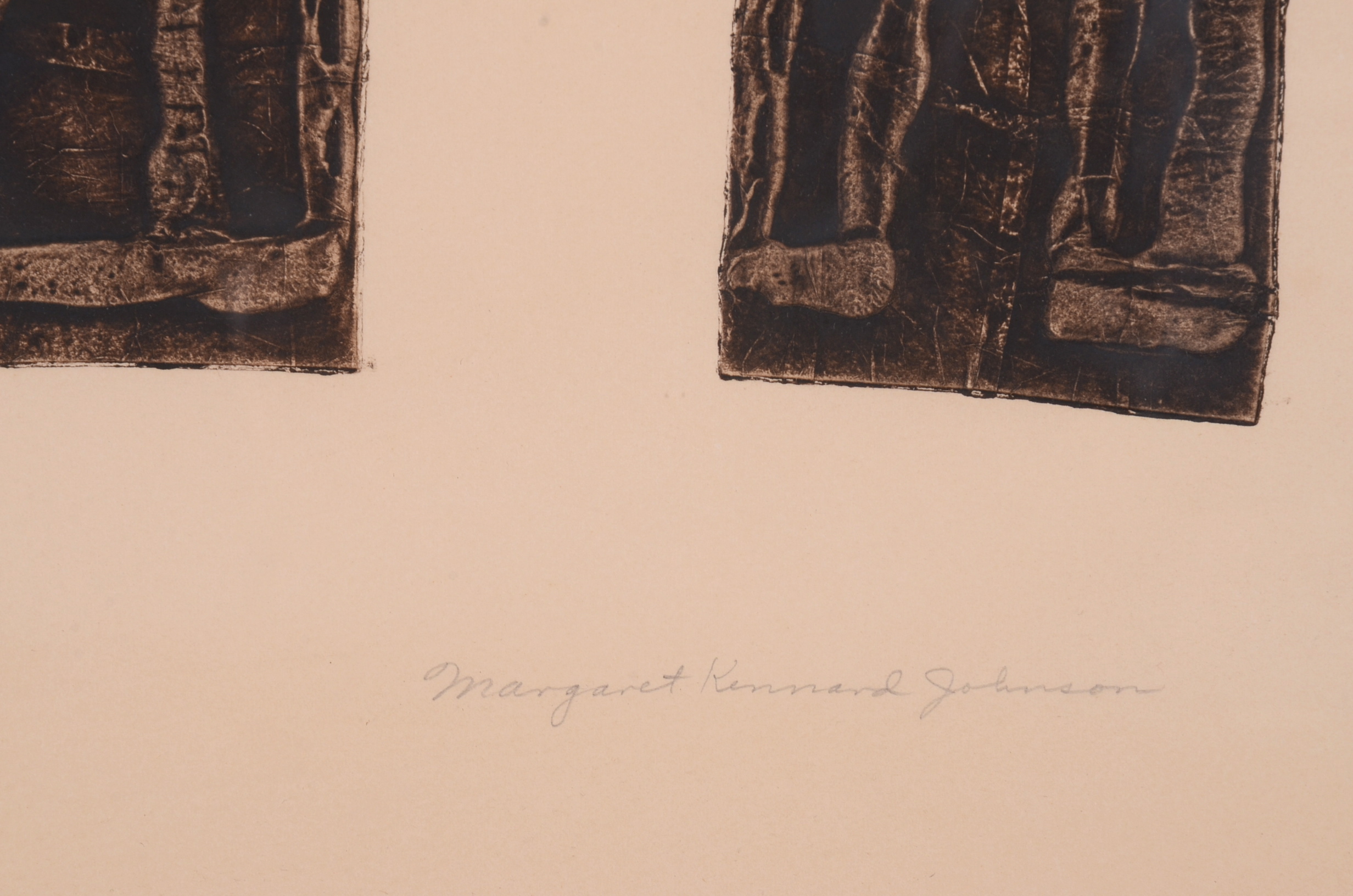 Original Margaret Kennard Johnson Intaglio Relief Print EBTH