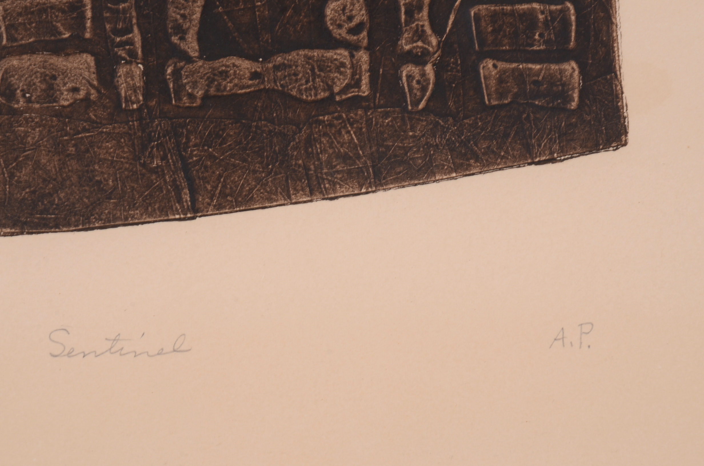 Original Margaret Kennard Johnson Intaglio Relief Print EBTH