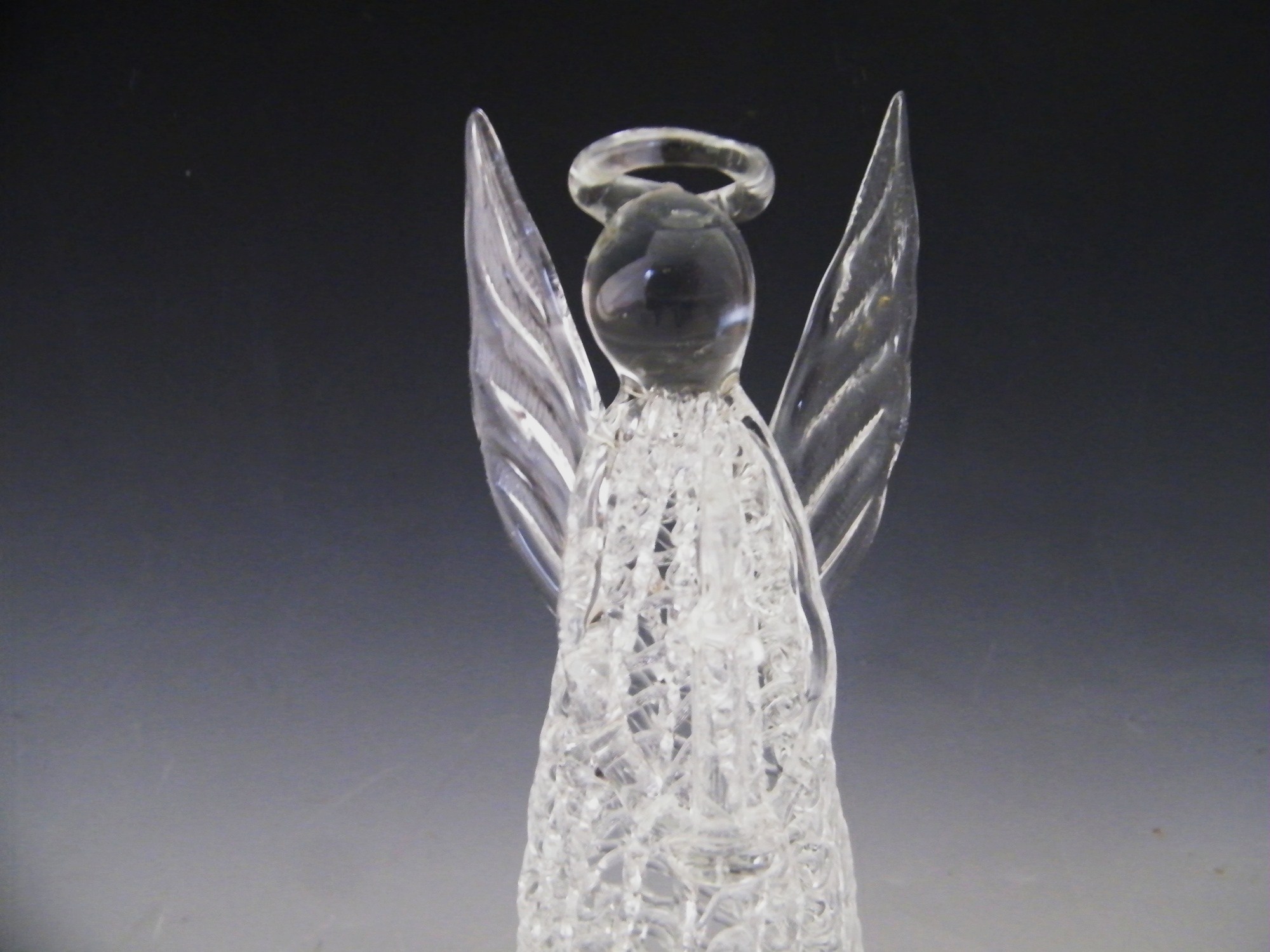 Vintage Spun Glass Angel EBTH