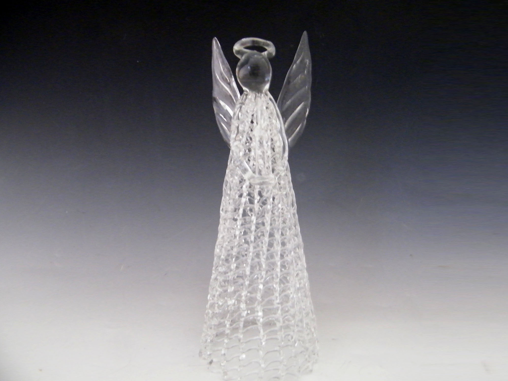 Vintage Spun Glass Angel EBTH