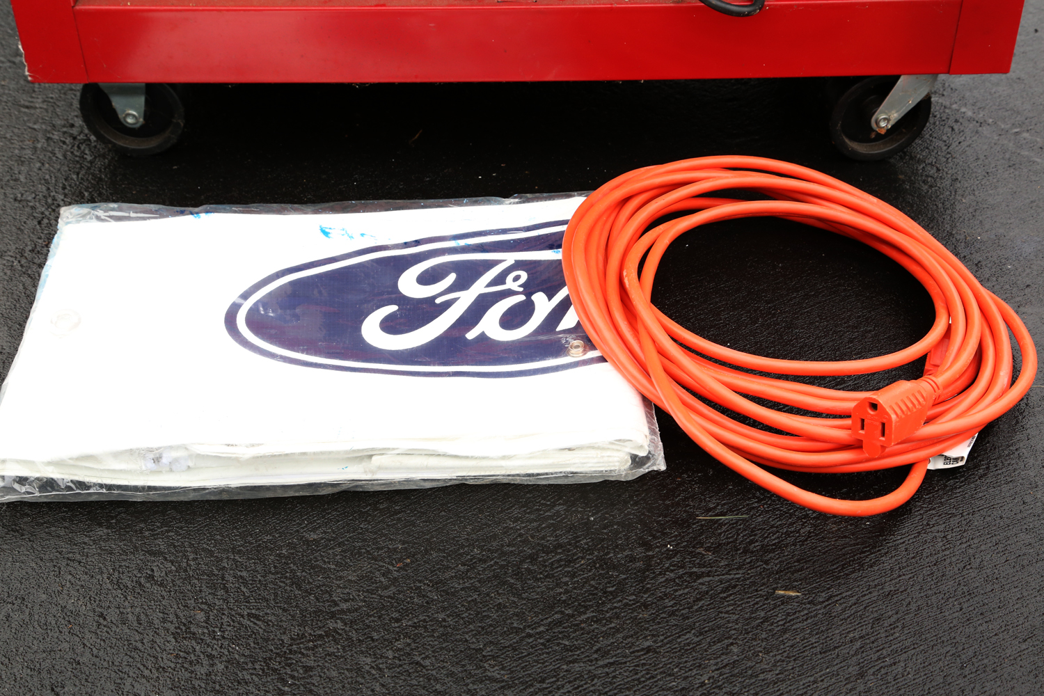 Red Benchtop Brand Tool Chest with Tools EBTH