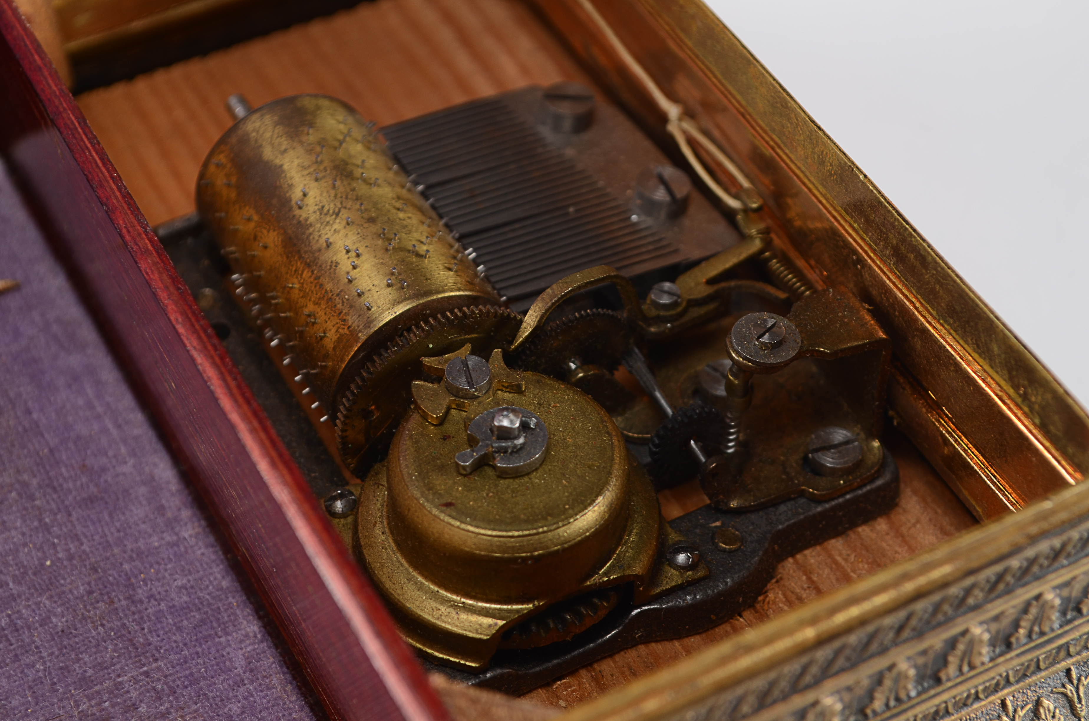 Beautiful Vintage Brass Music Box, Handmade in Germany EBTH