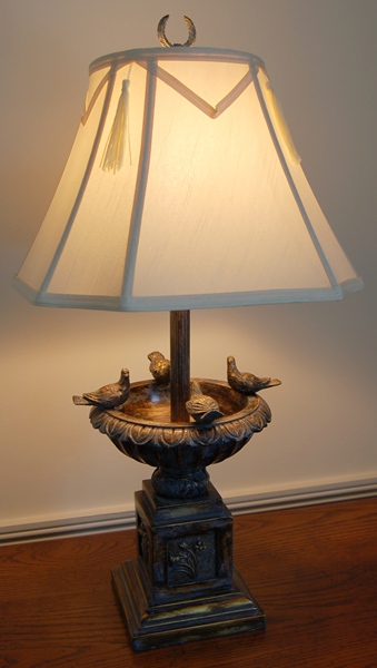 bird bath table lamp